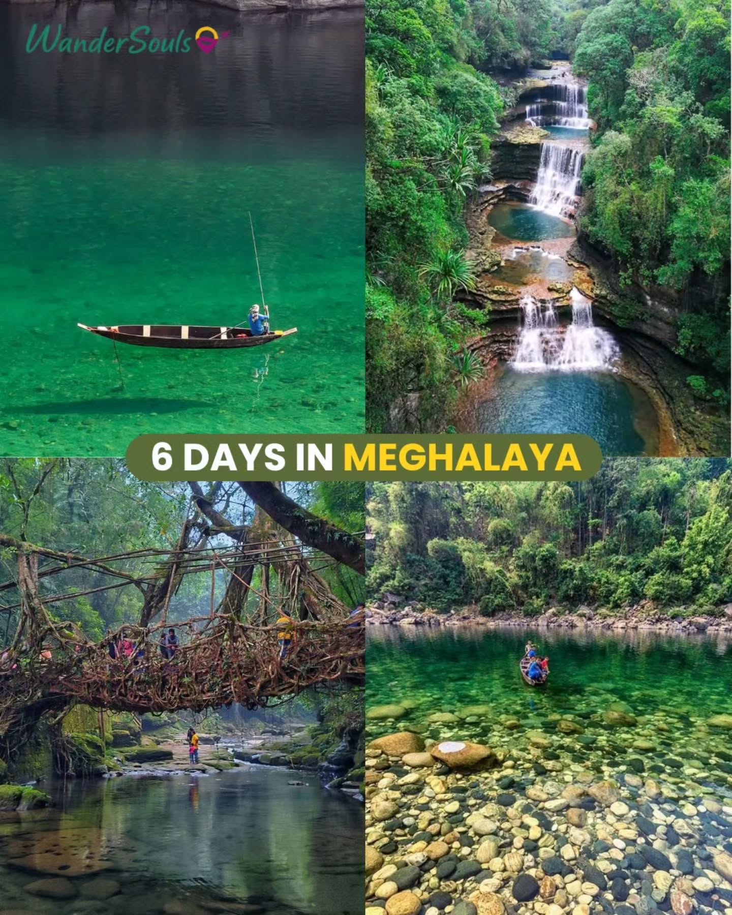 Slow mornings, wild views, endless greens —
6 days of pure bliss in Meghalaya ✨🌿
Every moment felt calm, raw, and unreal.
This is your sign to pack your bags and chase the clouds ☁️💚
✨ Save this for your next trip
💬 Comment MEGHALAYA if it’s on your bucket list
📩 DM us to plan your escape
#MeghalayaDiaries #6DaysInMeghalaya #WanderlustVibes #LuxuryTravelIndia #CloudChasers