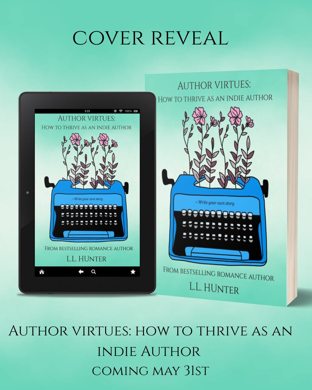 🌸COVER REVEAL 🌸
I'm so excited to reveal the cover for my first non- fiction book, Author Virtues: How to Thrive as an Indie Author!
Blurb
Are you an indie author who feels stuck?
Can’t make heads or tails of marketing?
Are you a traditionally published author who’s considering going indie?
Have you written a book and are wondering what the next step is?
If you answered yes to any of the questions above, you’ve come to the right place. This is the book for you.
I’m L.L. Hunter, the bestselling author of more than 50 romance novels.
After being indie-published for over thirteen years, I’ve learned a thing or two about marketing, social media, and building a successful author business. I’ve grown it from the ground up, from nothing, into a thriving five-figure-a-year business.
I want to teach you how to do the same.
I’ve written a book for indie authors, new and established, to help them succeed in the often confusing and challenging landscape of indie publishing.
I cover all the virtues you need to be successful and build a long-term career as an indie author.
I want us all to succeed.
I want us all to thrive.
After all, I don’t believe in gatekeeping.
Preorder it now in ebook or paperback: https://www.llhunterbooks.com/authorvirtues