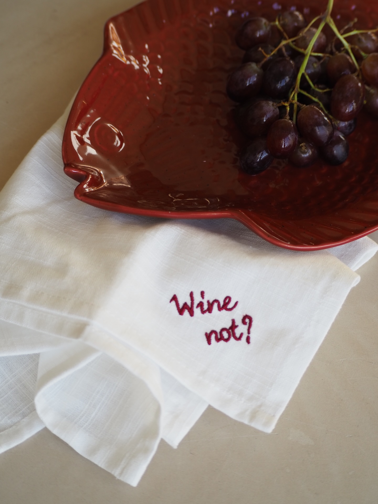 Soft cotton, tiny stitches, big personality.
Designed to spark conversation, linger over dinner, and turn everyday meals into moments.
Shop in-store at our retailers or online on studionoticed.com
__
#studionoticed #embroiderynapkins #giftideas #valentinegiftideas