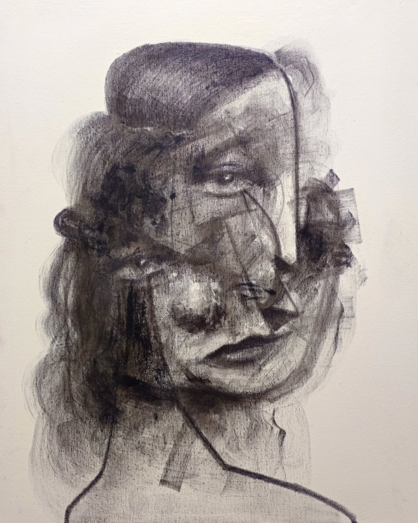 Charcoal on canvas
16x20