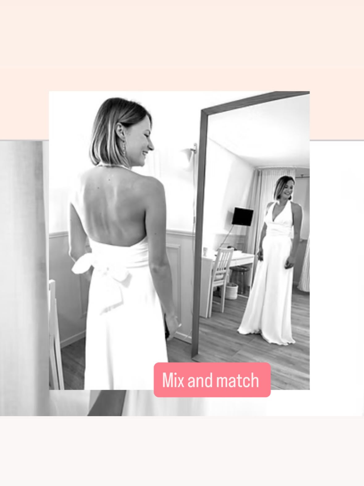 ✨ LE MIX & MATCH, VERSION L’ÉPANOUIE ✨
Compose la tenue de tes rêves… en deux pièces 💍🤍
Ici, tu ne choisis pas seulement une robe,
tu crées une tenue unique, à ton image.
👉 Selon les associations :
✨ Illusion d’une robe
✨ Ou effet deux-pièces très moderne
✨ Avec ou sans léger liseré de peau au ventre
Tout est subtil, élégant, et pensé pour te ressembler 🤍
Swipe pour découvrir ➡️
—
💎 Slide 1 — Inspiration
Ta tenue commence ici… ✨
🌸 Slide 2 — Hauts brodés
Féminins, délicats, intemporels
🤍 Slide 3 — Hauts fluides & transparents
Légèreté & douceur
✨ Slide 4 — Hauts basiques
Minimalisme & élégance
💫 Slide 5 — Hauts brillants
Pour illuminer ton jour J
👗 Slide 6 — Jupes
Longues ou courtes, selon ton style
🤍 Slide 7 — Pantalons
Fluides ou droits, modernes & confortables
—
✨ Sur-mesure, location ou achat : tout est possible ✨
Au showroom, les modèles sont là pour t’aider à te projeter 💭
Ensuite, tu peux :
✔️ Acheter
✔️ Louer
✔️ Créer ton haut ou ton bas sur-mesure
👉 Choix de la dentelle
👉 Forme
👉 Transparence
👉 Longueur
👉 Coupe
Tout est personnalisable 🤍
Parce que chaque mariée est unique ✨
📍 Showroom sur RDV
📩 DM pour prendre rendez-vous
#Mariage #RobeDeMariée #MixAndMatch #MariéeModerne #Mariée2026 SurMesure