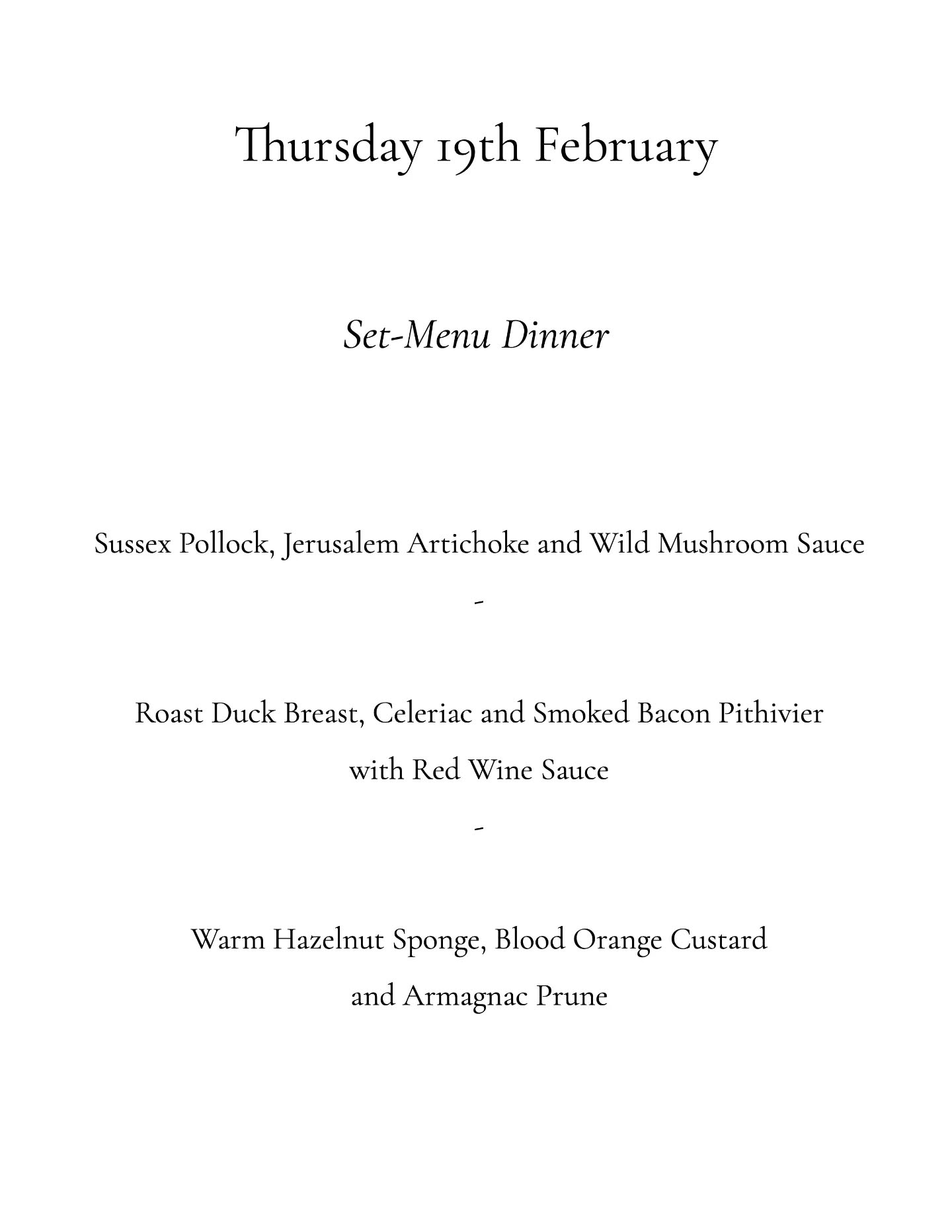 This month's Set Menu Dinner...
Thursday 19th February, it's a fantastic menu and there are still a couple of early sitting tables left for those of you who fancy a little treat this month. 🥂🥰
Email or DM for more info and to book yourself a table.
@visitarundel @tarrantstreetindependents @discover_sussex @sussexexclusive @sussexstories @sussexbytheseaarun
juniperarundel #dinneratjuniper #dinnerarundel #supperclub #juniperatnigh