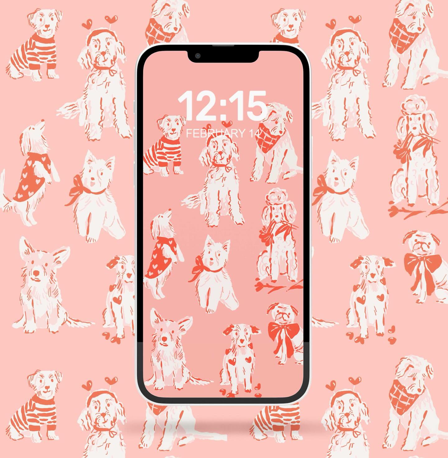 FREE WALLPAPER DOWNLOAD available now! With Valentine’s Day around the corner, I wanted to offer a free mobile download for you to celebrate! Visit my website link in bio and you will be prompted to sign-up to receive the free download instantly. Enjoy! 🩷🐶❤️ (There are some free floral download also receive for when you’re ready to move on with Spring 🤗)
#doglover #puppyloveart2026 #greetingcarddesign #valentinesday #puppyloveart2026
repeat patterns - holiday - valentines -illustration - vintage - animal art - art licensing - puppy love - dog love - surface designer - greeting card designer
