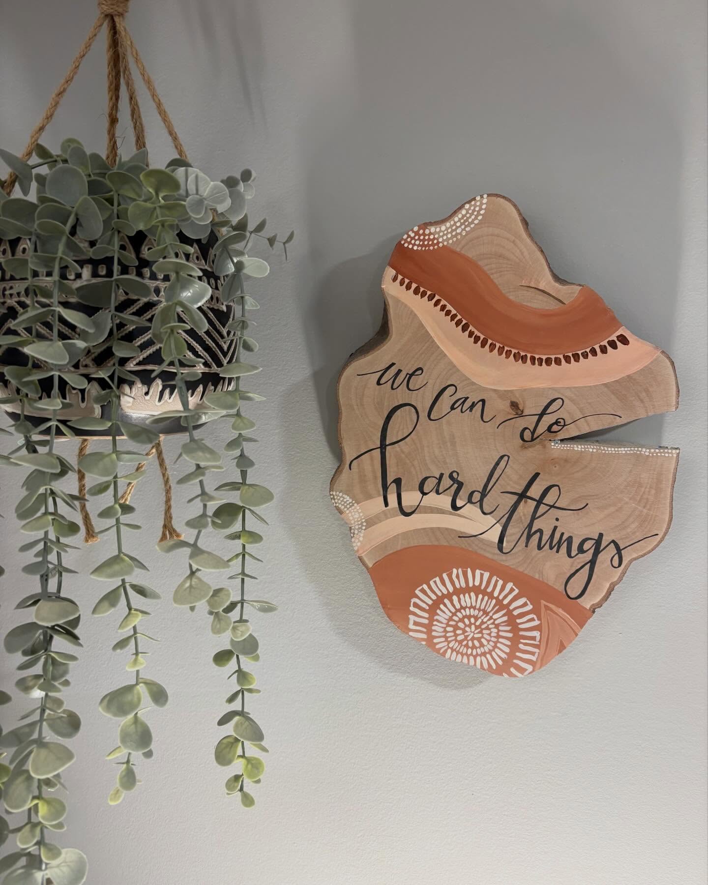 The other day in my office I looked at the wall and saw the sign I've had up for three years.
While I had never associated those words directly with grief before, I was reminded that even in these hard times, times where grief is overwhelming, when people have been hurt in reprehensible ways... "We can do hard things."
Even in painful times, we can show up for ourselves, love one another, and speak truth to hate and transphobia, we can actively be a good neighbour, we can comfort and love the hurting and we can make our community safer by how we act and what we do.
During these times, we absolutely can do hard things. And when we do them together, it's a powerful force for good.✨✨✨