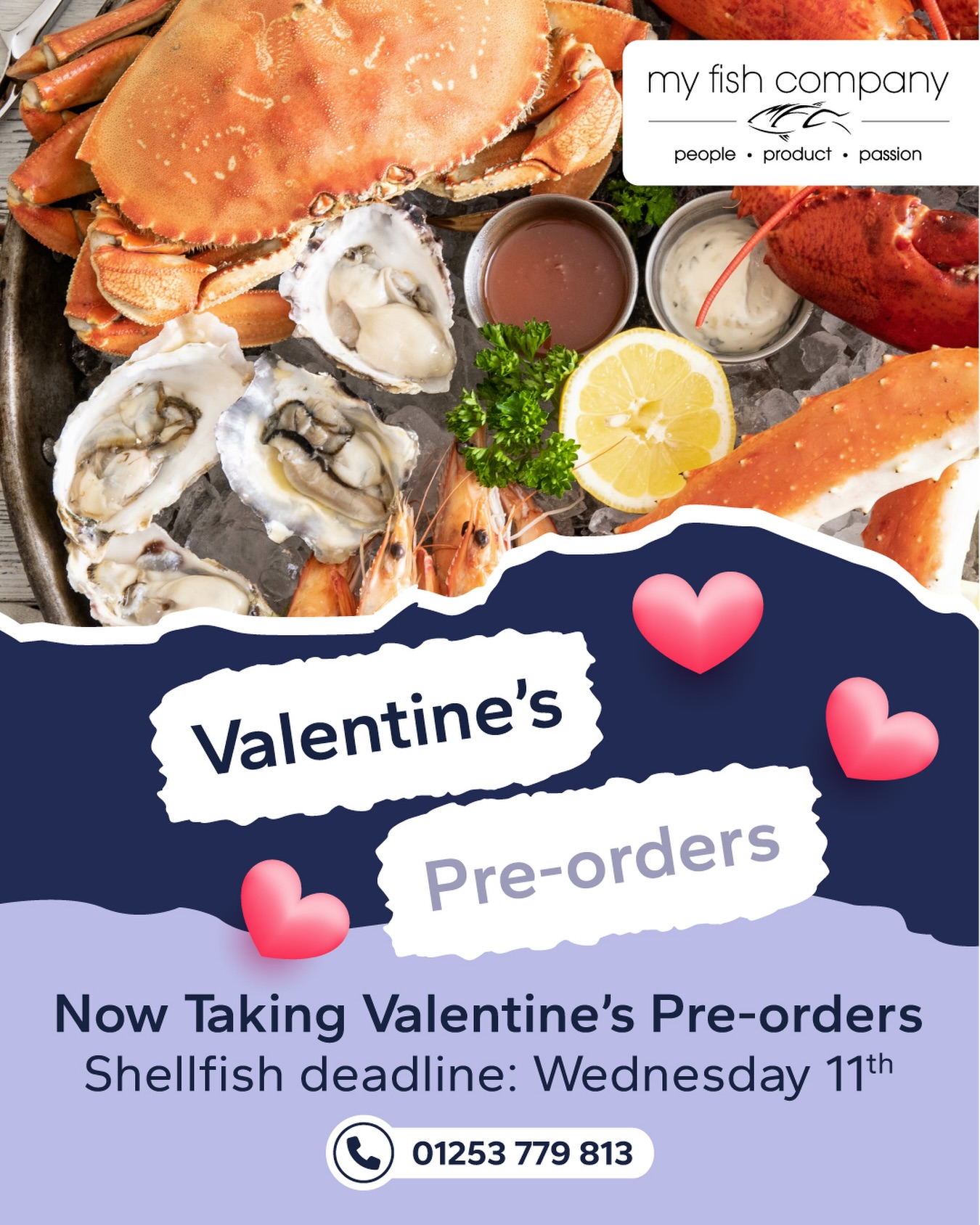 Chef, don’t let your Valentine’s menu get left at the quay! ⚓❤️
Valentine’s weekend is one of the busiest dates in the calendar, and we want to ensure you have the pick of the finest catch.
From plump Oysters and sweet Scallops to our premium Crab, we are ready to help you deliver a standout service.
To guarantee your shellfish requirements 🦪 🦀 🦞 🦐 , please ensure all pre-orders are finalised with us ASAP.
⚠️ Final Shellfish Deadline: All additions or changes to orders for shellfish must be placed by Wednesday 11th February.
📞 Call the office or message your account manager today to secure your stock.
#MyFishCompany #ChefLife #ValentinesMenu #FreshSeafood #Oysters Scallops BritishSeafood RestaurantSupply