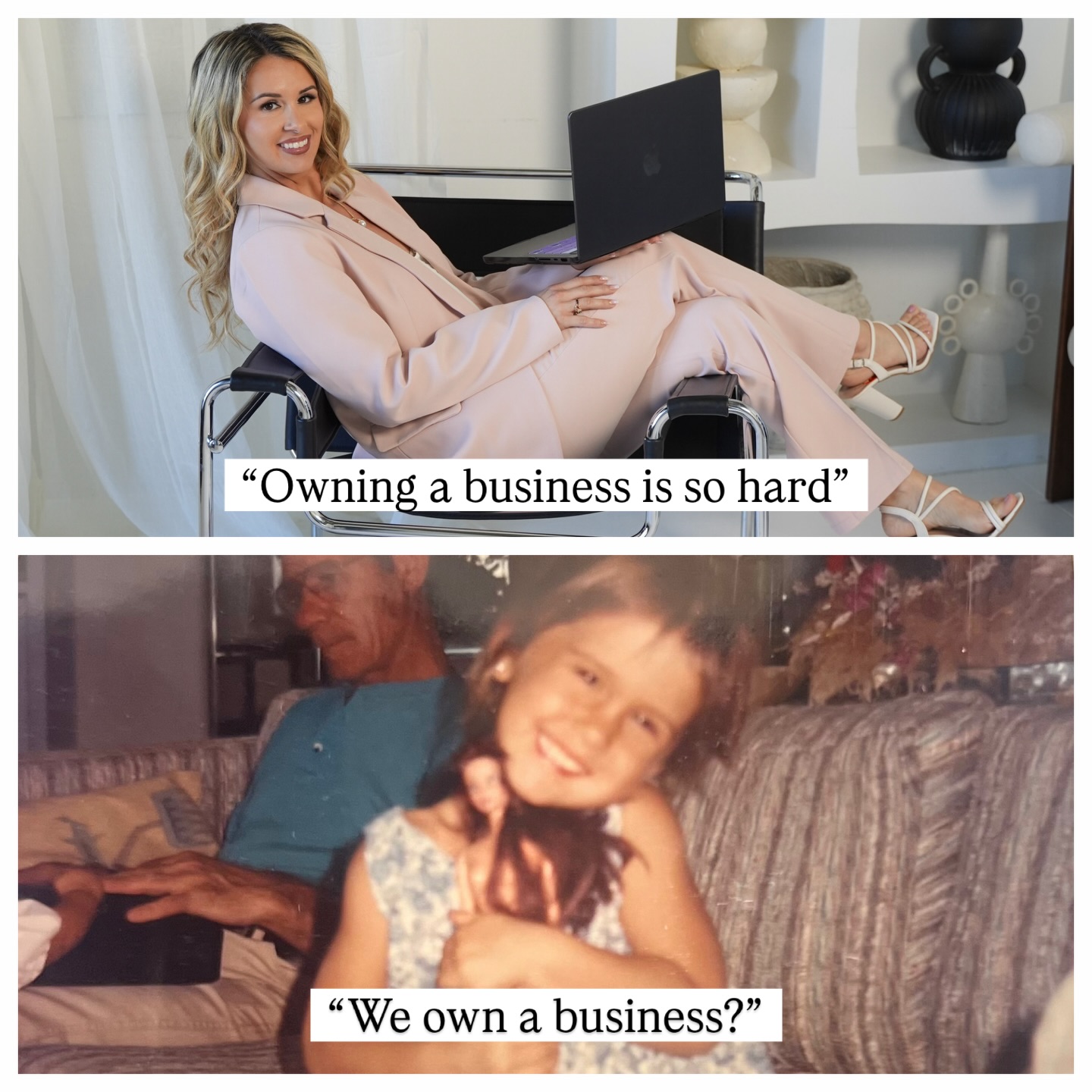 Some days are heavy. Some days feel impossible. But I remember the little girl I used to be… and the little girls watching me now. And I keep going. 🤍
.
.
.
#womeninbusiness #desiretoinspire #mompreneur #buildingabusiness