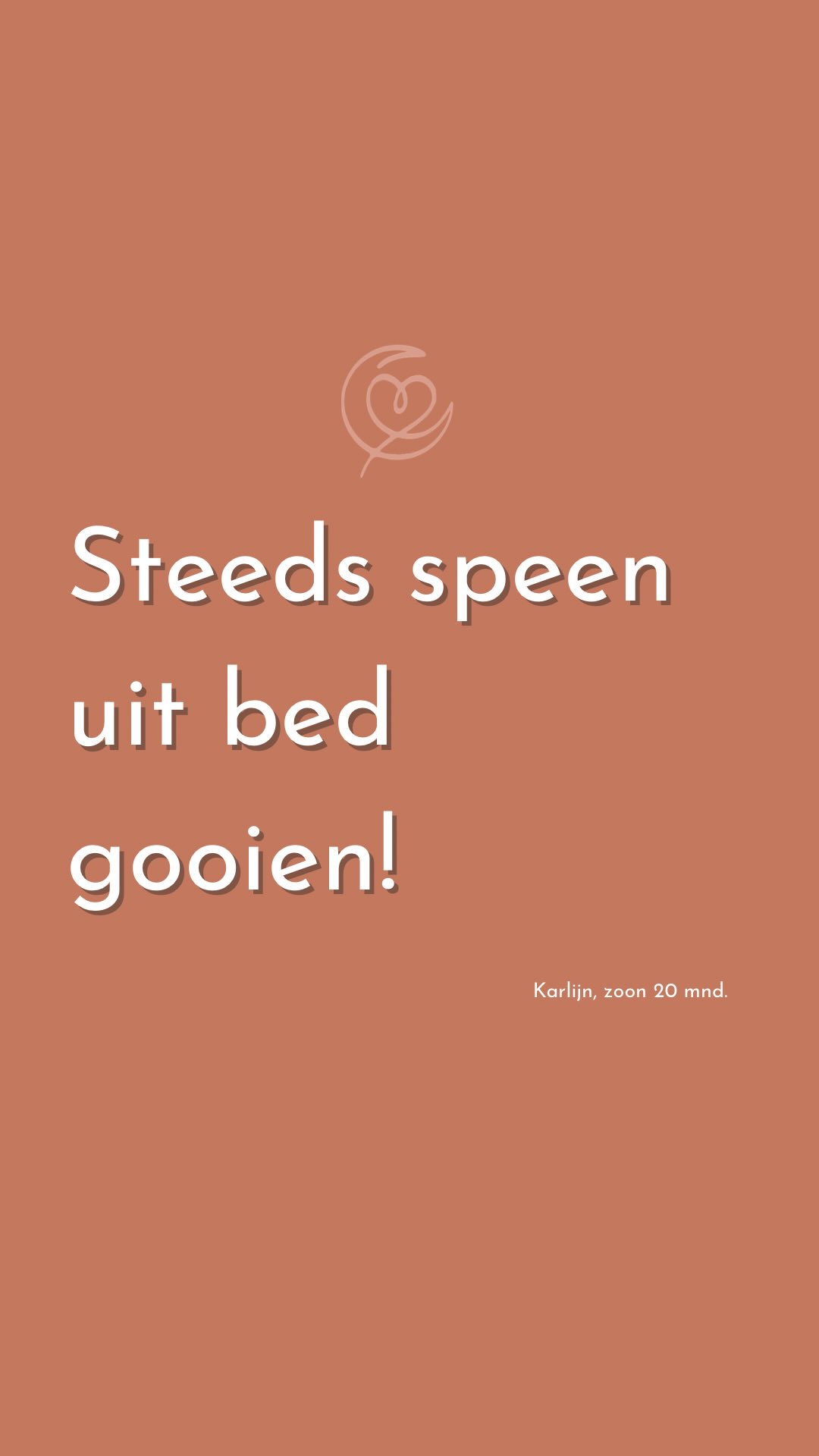 💫’Zeg me dat dit weer een fase is! Elke keer gooit mijn zoontje ( 20 mnd.) zijn speen uit bed als ik hem in bed leg. Zonder speen kan hij niet slapen. Maar steeds teruggeven wil ik ook niet. Hij moet er zelfs bij lachen! Stiekem grappig, maar hij gaat zo niet slapen. Wat moet ik doen?’
Luister ons advies in de post!
Is deze post (nóg) niet relevant voor jouw situatie? Sla hem gerust op of deel hem met iemand die deze tips goed kan gebruiken.
❓Heb je vragen over de post? Stel ze gerust hieronder of stuur ons een berichtje. We beantwoorden altijd alle berichtjes die we krijgen.
✨En heb jij een goede tip voor deze vraag? Deel gerust! Fijn.
👶🏻En wil je graag stoppen met de speen? Maar heb je een fijn stappenplan nodig? Wij hebben een hele fijne hulpgids met een fijne aanpak per leeftijd. Klik op deze post voor een link naar de gids.
Liefs, Marijke & ❤️ team
🎥 credits voor @maikekd voor het geweldige filmpje van lieve Parker