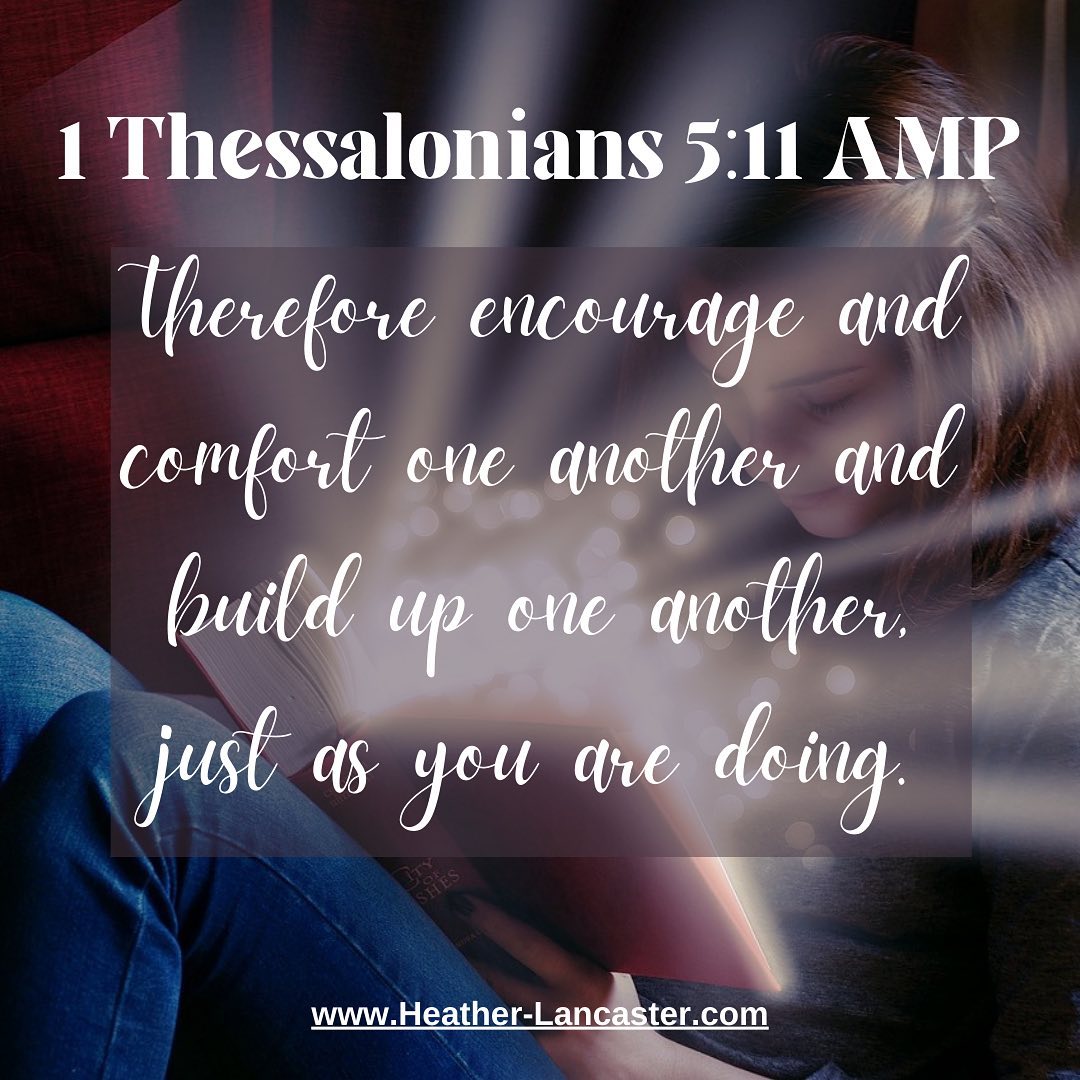 In my reading this morning, this Scripture stood out to me. I always want my words, both written and in person, to be encouraging and ones that build you up. We're all supposed to be building each other up instead of tearing one another down.
Elsewhere in this same letter, Paul tells the people, "Comfort yourself with these words." How can you encourage someone today? Or if you need encouragement, how can I be the one to encourage you today? #encouragement #BuildOthersUp