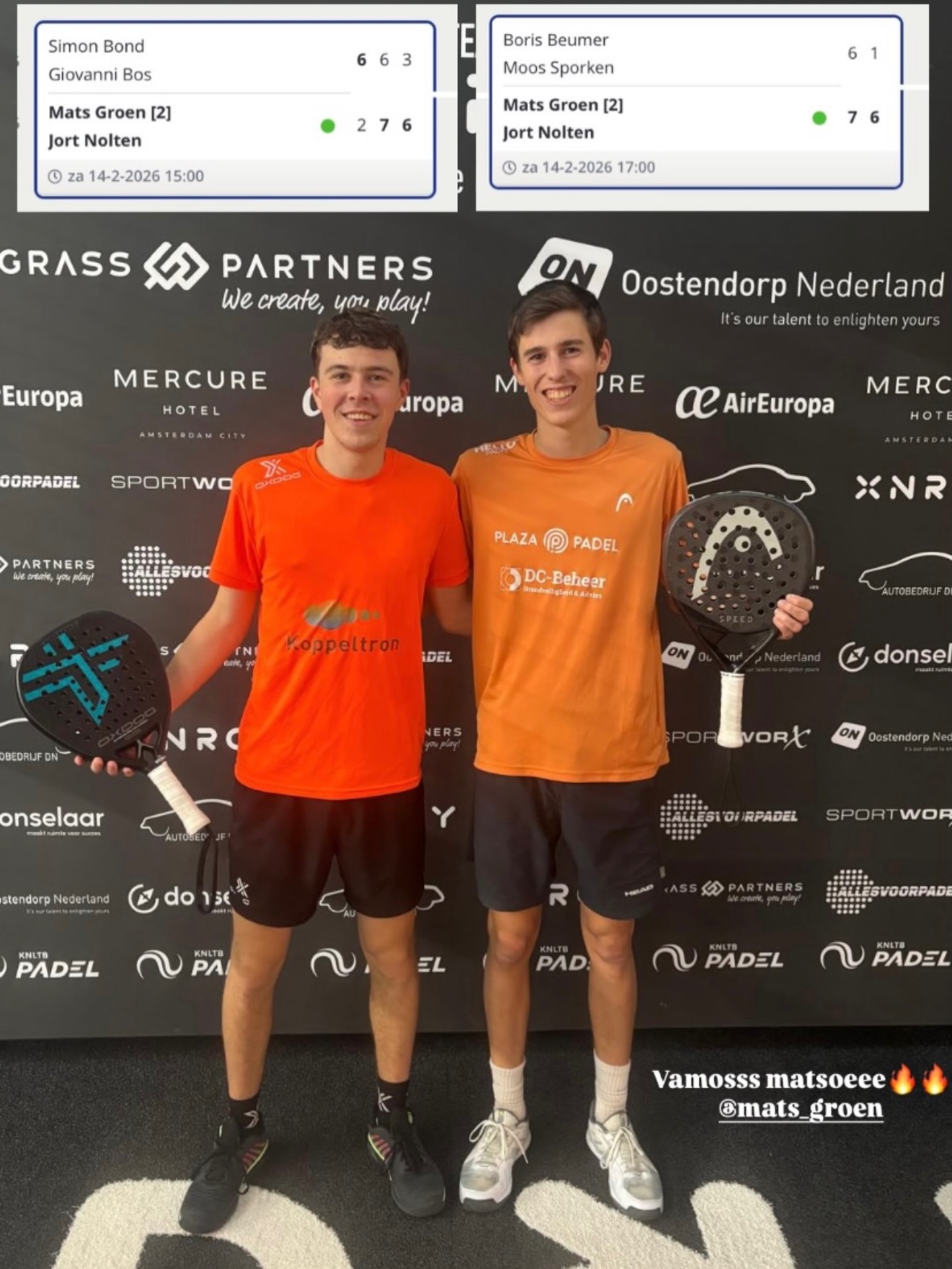 🚨 MATCH TIME! 🚨
Jort staat NU op de baan! 💪🎾
Halve finale P250 bij XNRGY Padel Club — volle focus, hoge intensiteit en alles geven ⚡🔥
Mooi om te zien dat Koppeltron Jort ondersteunt in zijn padelreis 🙌
Samen bouwen aan groei, ontwikkeling en prestaties op de baan.
Heel veel succes @jortnolten — VAMOSOOO! 💥
#Padel #P250 #HalveFinale #Vamos #PadelJourney PoweredByKoppeltron