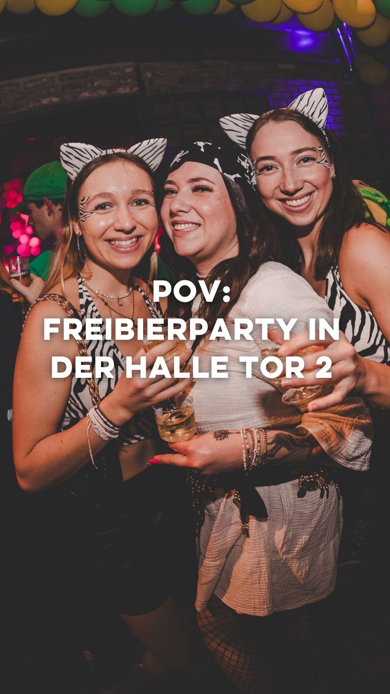 Ich zähle bis 3… & dann ist hier Karneval😍🍻🪩
in 10 Tagen ist es soweit & unsere Karnevalsfreibierparty findet statt…⏳ We‘re 80% sold out!🚨
das größte special für Euch:
GAFFEL KÖLSCH, WEIN & SOFTGETRÄNKE den ganzen Abend for free!!!🥹🍻
🗓️ Karnevalsfreitag, 13.02.2026
🕘 21:00 Uhr Open doors
🪩 3 Dancefloors - Karnevalsmusik | Partyhits | Karaoke 🎤
Save your Ticket now.🎟️
🔗 Link in Bio.
#karneval #köln #karneval2026 #diehalletor2 #party