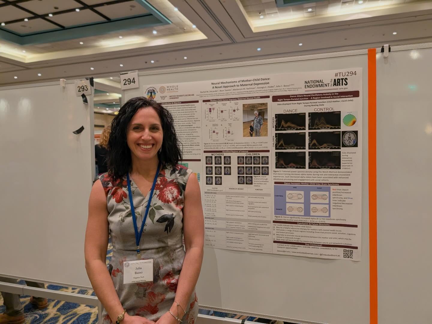 From the lab to the poster hall 🧠🔥
We presented two posters at #ACNP2026! Beyond proud of this crew and the work we get to share.
We presented a poster on Neural Mechanisms of Mother-Child Dance: A Novel Approach to Maternal Depression and one on Stressed out Moms, Groove to Improve: Mother-Child Interactive Dance Impacts Mood and Inflammatory Profile 🕺🏽