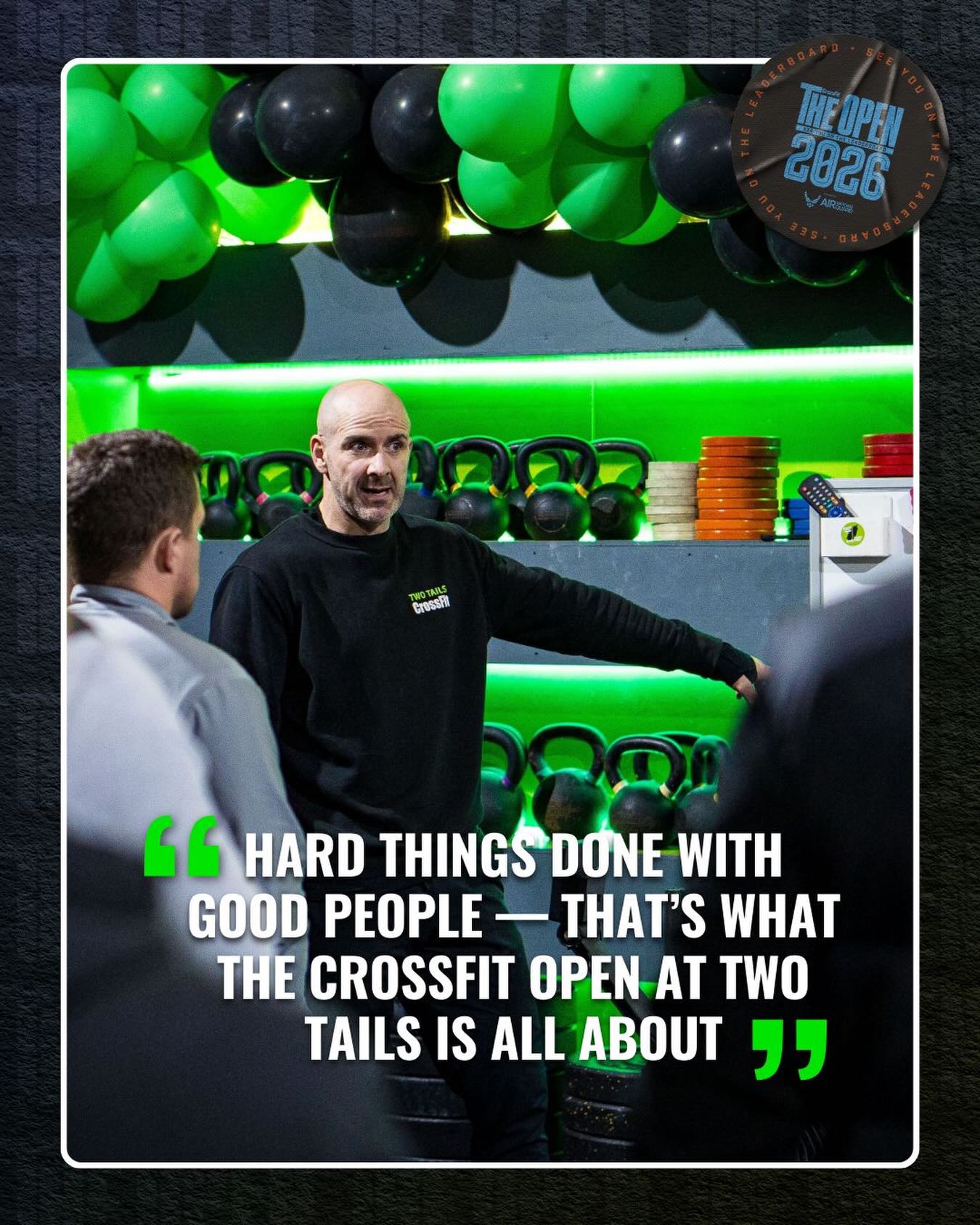 🟢 The CrossFit Open is nearly here… and it’s one of the best times of the year inside the gym 🔥
💪 Big atmosphere.
💪 Big efforts.
💪 Big personal wins.
🟢 The Open is for everyone — every workout is scalable and every effort counts.
🟢 Not a member yet? Click the link in our via and come and see what it’s all about 👊
#twotailscrossfit #crossfitopen #theopen2026 #crossfitcommunity #crossfituk wickfordfitness essexfitness trainhardtogether fitnesscommunity