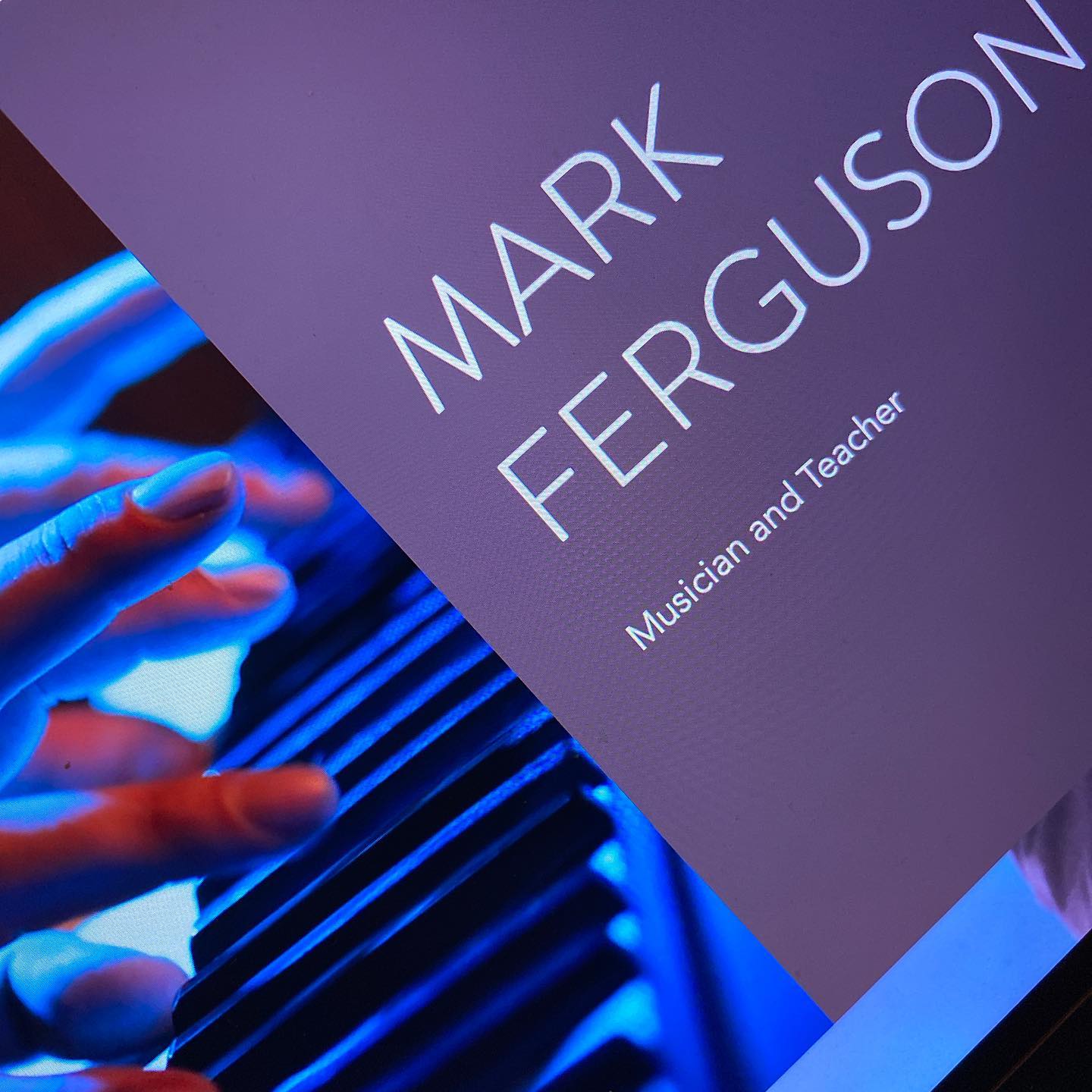 New website coming soon... #musician #teacher #workingfromhome #wfh #webdesign