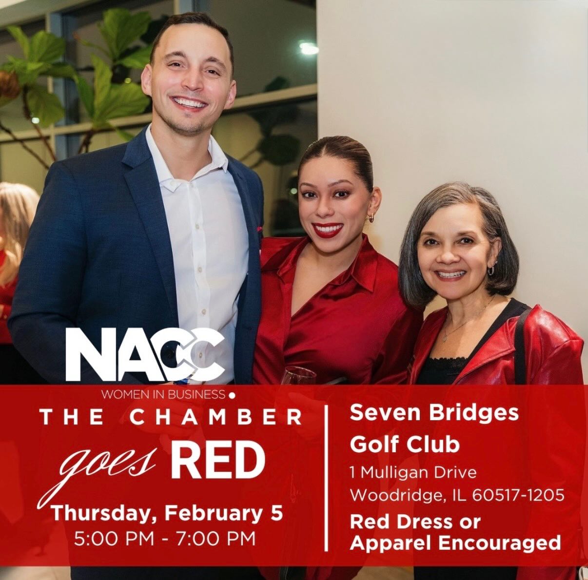 Libré is proud to continue sponsoring the Chamber Goes Red event with the Naperville Area Chamber of Commerce. ❤️
Hosted by the Women in Business Committee, this signature gathering honors American Heart Health Month and brings attention to heart disease, the leading cause of death for women and an issue that impacts overall wellness for all of us.
We’re honored to stand alongside inspiring women and local leaders to support awareness, education, and a healthier future for our community. 🤍
#americanhearthealthmonth #naperville #woodridge #sevenbridgesgolfclub