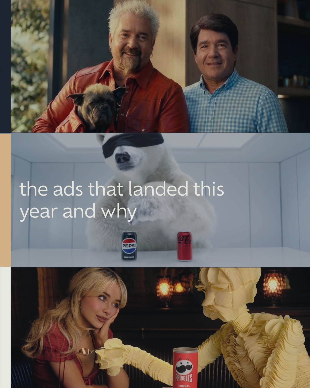 The ads from this year’s biggest night in football felt different. The moments that stood out leaned into real emotion, self-aware humor around AI, and storytelling rooted in community.
Across our industry, we’re watching this shift towards more human, emotionally grounded marketing happen in real time and helping our clients implement it in ways that allow them to stand out, just as we saw with the most memorable ads from last night.
We broke down which ads worked and why. Read more on our blog.