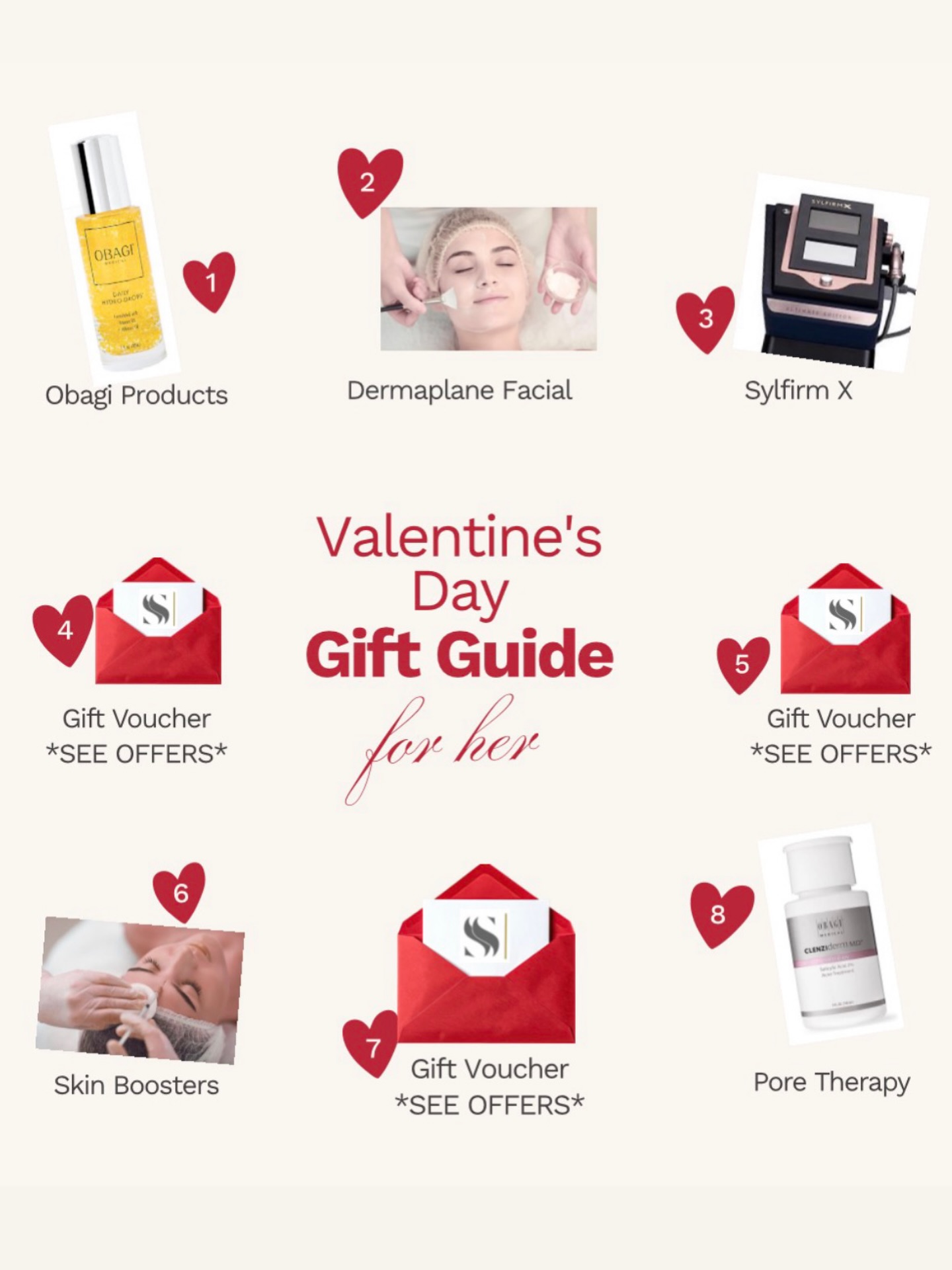 💖 Love the skin you’re in this Valentine’s Day! ✨
Whether it’s glowing skin, perfectly plumped lips, or a confidence boost you’ve been waiting for — now’s the time to treat yourself or someone special. 💋
💌 Gift vouchers available for all our aesthetic treatments — the perfect present for a partner, friend, or self-love moment.
Gift voucher Offer available to purchase 6-14th of Feb - DM for details.
Appointments are filling fast, so book your Valentine’s glow-up today. ❤️
#ValentinesGlow #AestheticClinic #LoveYourSkin #GiftVouchersAvailable