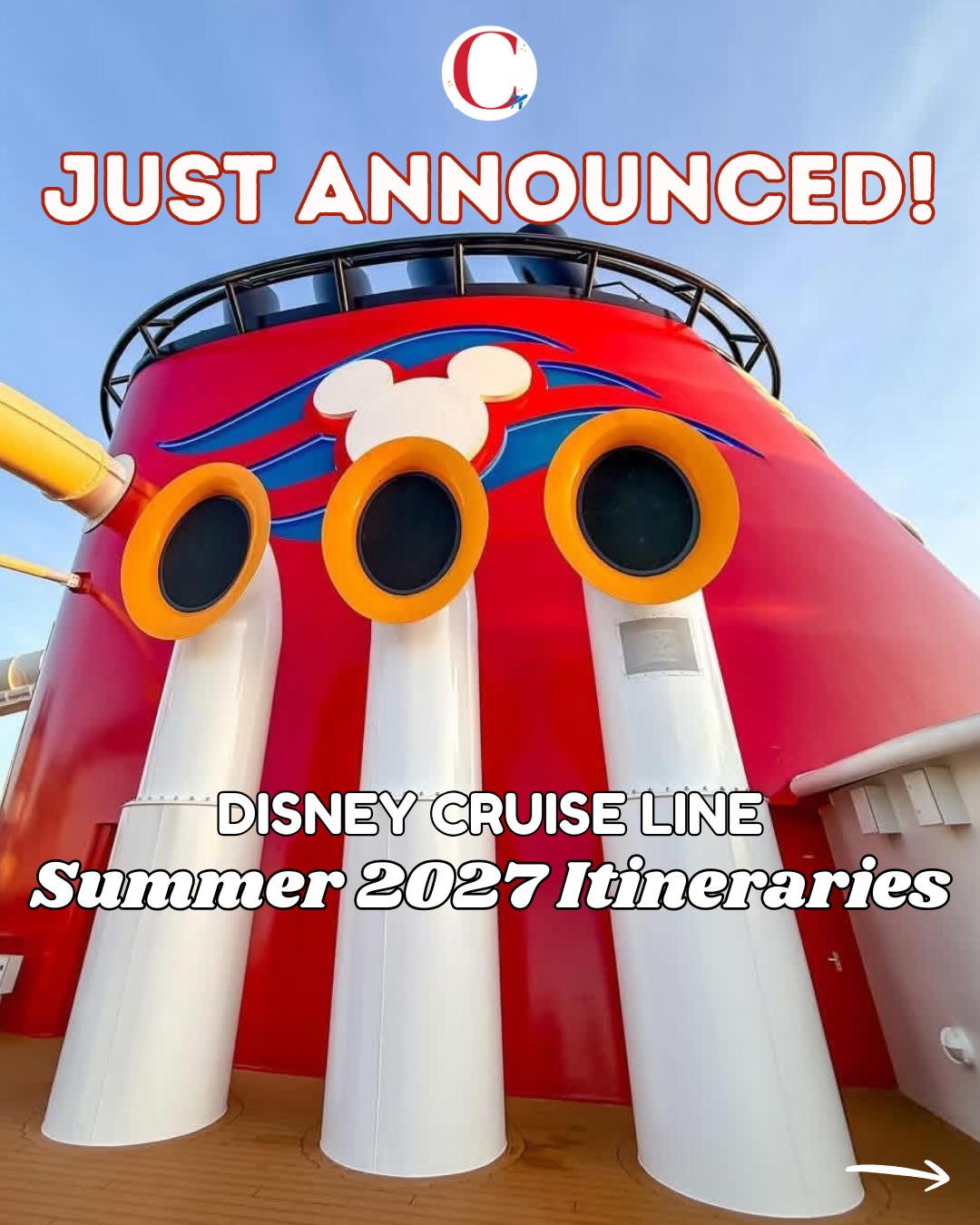 🚨 Summer 2027 Disney Cruise Line itineraries are officially here! 🚨
🇪🇺 The Disney Wish will sail out of Southampton, Barcelona, and Rome to other European ports.
🐋 The Disney Magic and Disney Wonder return to Alaska
🌴 Expanded Caribbean itineraries. The Disney Destiny will continue out of Fort Lauderdale, while The Dream, Fantasy, and Treasure will sail out of Port Canaveral.
💥 Pixar Day at Sea and Marvel Day at Sea return
And this is where working with an experienced agency truly matters.
At Castle Coaches Travel, we’ve sailed every single Disney Cruise Line ship — multiple times. We know the ships, the ports, the stateroom categories, the sea days, the port-heavy itineraries, and which sailings work best for your family (not just what looks good on paper).
Every itinerary offers a very different experience — and matching the right ship, route, and sailing length to your family’s travel style is where the magic really happens.
While bookings aren’t open just yet, now is absolutely the time to start planning. Early planning means:
✔️ Being ready the moment booking windows open
✔️ Knowing which sailings to target (and which to skip)
✔️ Locking in the best staterooms and itineraries for your priorities
Booking window:
🤍Pearl Castaway Club Members 2/16
🩵Platinum Castaway Club Members 2/17
💛Gold Castaway Club Members 2/18
🩶Silver Castaway Club Members 2/19
❤️DVC members 2/19
💙General public 2/23
Summer 2027 will be here before you know it — and we’d love to help you choose the sailing that fits your family perfectly, backed by real firsthand experience and insider tips you won’t find online.
📩 Reach out to Castle Coaches Travel to start planning today. ⬆️