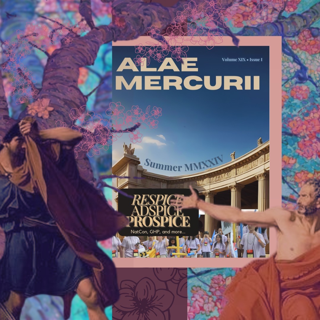 Your GJCL editor, Jerry Xu, has released the Summer edition of the Alae Mercurii, so go check it out using the link on the GJCL website or Discord. Inside you'll find an in-depth Natcon recap, the Latin GHP experience, information about the local Georgia editors, and more!