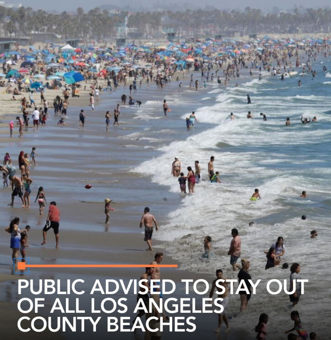 Just another day in So Cal. After rain hit Southern California early Wednesday, officials are asking the public to avoid all Los Angeles County beaches due to high levels of bacteria.
People who enter the ocean water during this period could become ill, especially children, the elderly, or those who are immunocompromised, officials said.