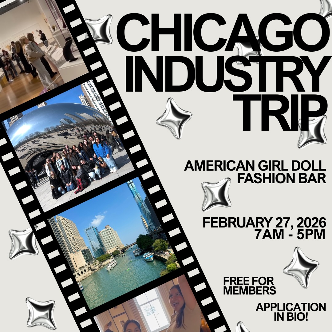SRA is Chicago bound! 🏙️🌟 Join us on an exciting, educational trip to Chicago on February 27th! We will be going behind the scenes with American Girl Doll and Fashion Bar! 🛍️ 🚌 This is an amazing opportunity to widen your retail knowledge and meet fellow members!
—
Apply at the link in our bio, the trip is free for members!