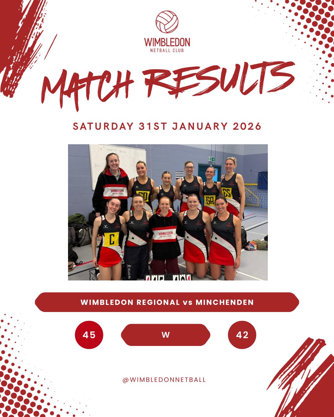 Three incredibly close games from last Saturday! Our Regional and B team came away with the win, whilst our A team had a tight loss against Spencer ❤️🖤