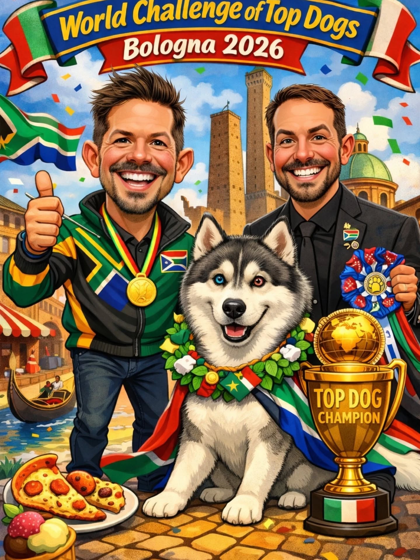 FCI World Challenge of Top Dogs | WDS 2026 ~ Bologna Italy 2026
Knox ~ representing South Africa.
Let's go!
#knox #wds2026🇮🇹 #worldchallengeoftopdogs2026