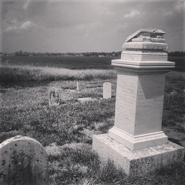 Elder Rueben Ross's grave site. He was one of the first church planters in Montgomery County. Amazing man.