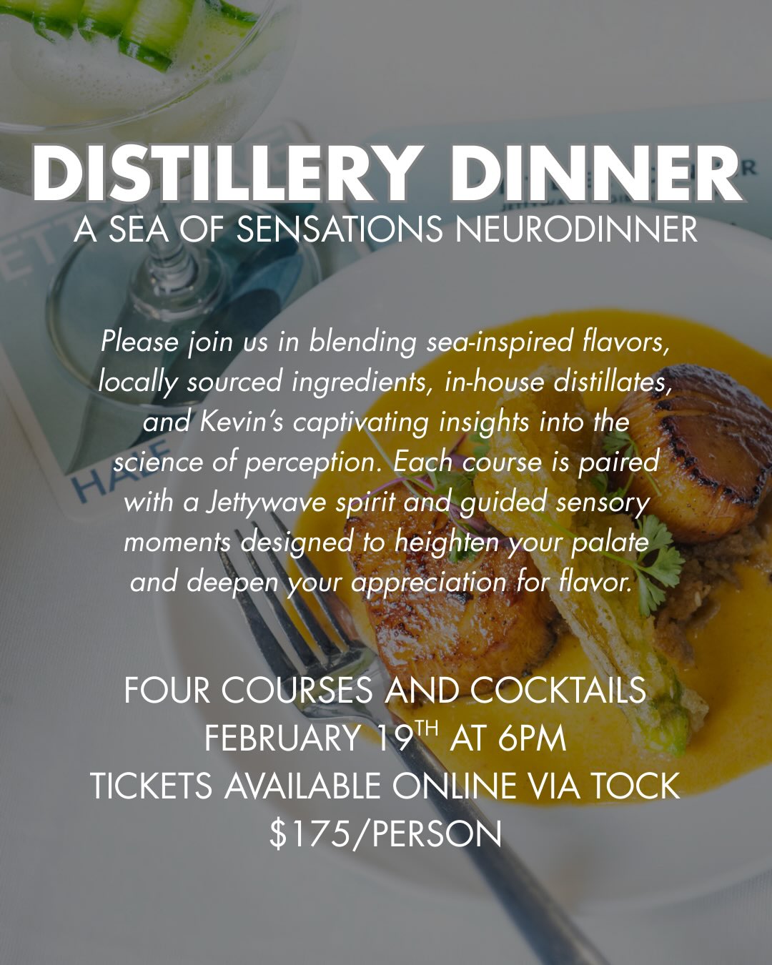 Join us for an unforgettable evening at Jettywave this month. Tickets found at TOCK.com and at the link in our bio! Don’t miss out on this annual night of flavors you won’t forget!
Swipe to see the menu ➡️➡️
#distillerydinner #prefixedmenu #cocktailtheory #drkevinpeterson jettywavehmb