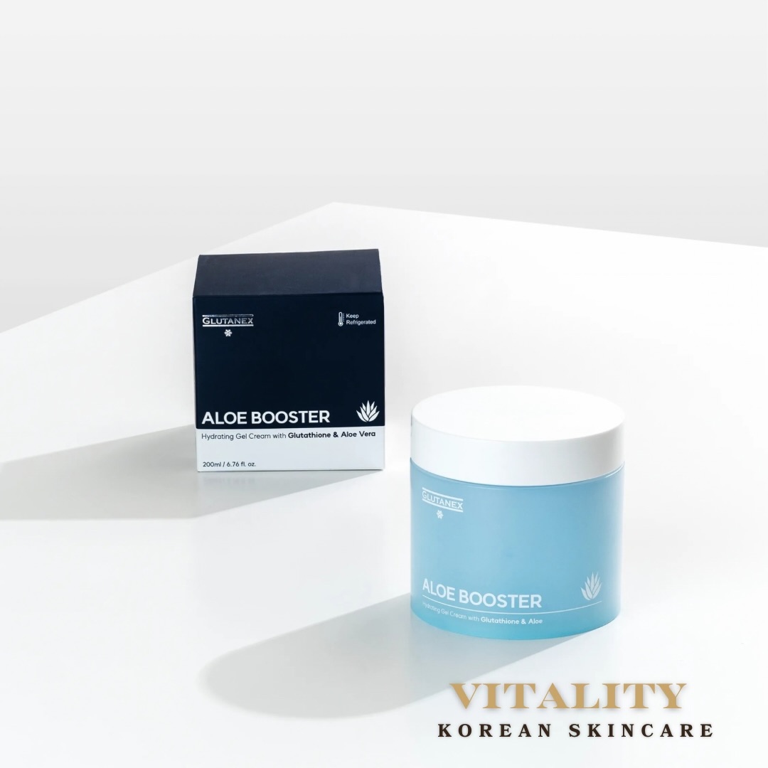 Our favorite Korean skin care 👉🏽Glutanex Aloe Booster is a refreshing gel cream infused with pure aloe vera, glutathione, and triple hyaluronic acid for deep hydration, brightening, and soothing care. Lightweight and non-sticky, it keeps skin cool, calm, and moisturized, making it perfect for hot weather.
#GlassSkin
#GlowFromWithin
#SkinQuenching
#HydratedSkinAddisAbaba
Now available for orders +251973777077 ( available on what's ap) @glutanex.kr