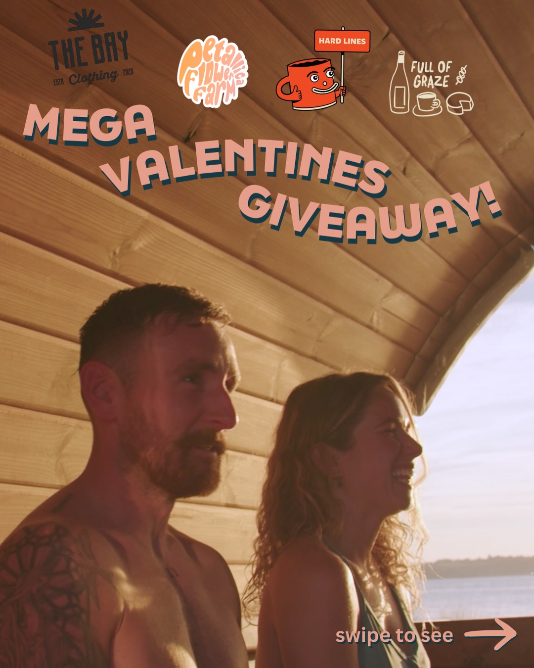 ✨♥️MEGA VALENTINES GIVEAWAY! ✨♥️
For this valentines day we’ve teamed up with some amazing local businesses to spoil one lucky winner & their guest!
You could win:
♥️ Private Sauna from Ty Sawna (worth £110)
♥️ Custom couples outfit from The Bay Clothing
♥️ A delicious lunch for two from Full of Graze
♥️ TWO bags of Hard Lines Coffee
♥️ A gorgeous willow wreath from Petallica
How to enter 👇
🌹 Like this post
🌹 Comment with the person you'd bring along (top tip: both comment each other!)
🌹 Follow all accounts @tysawna @thebayclothing_ @petallicaflowerfarm @fullofgraze_ @hardlinescoffee
🌹 Share this post to your story & tag us
— good luck 💫
📣 Entries close on Tuesday 10th & the winner will be announced in the evening! 🔥
(The winner will be contacted by direct message. Please be aware of fake scam accounts. We will never ask for your bank details or ask you to follow links via message or in the comment section.)
#valentinesgiveaway #beachsauna #oxwichbay #tysawna
