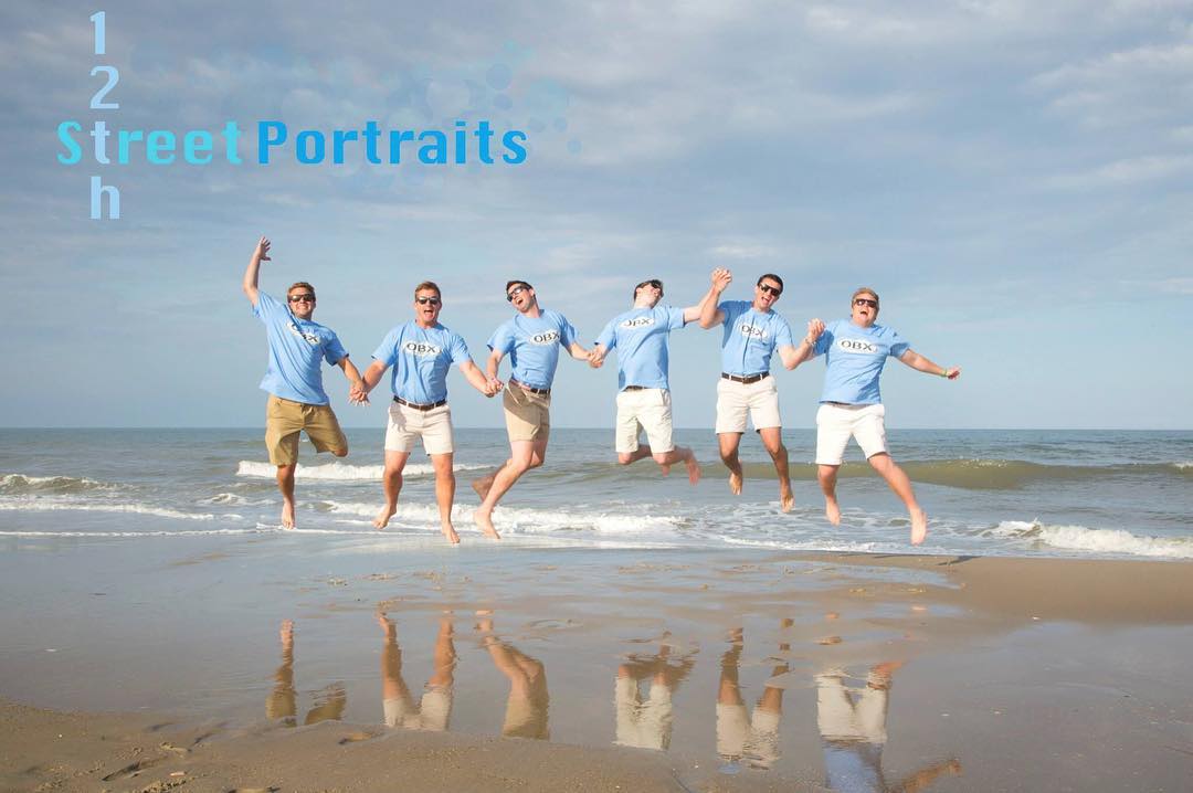 We love what we do! And we customize every single session to meet the unique needs of your group. Just like these guys who were celebrating their recent graduation in Corolla! We specialize in FUN! #12thstreetportraits