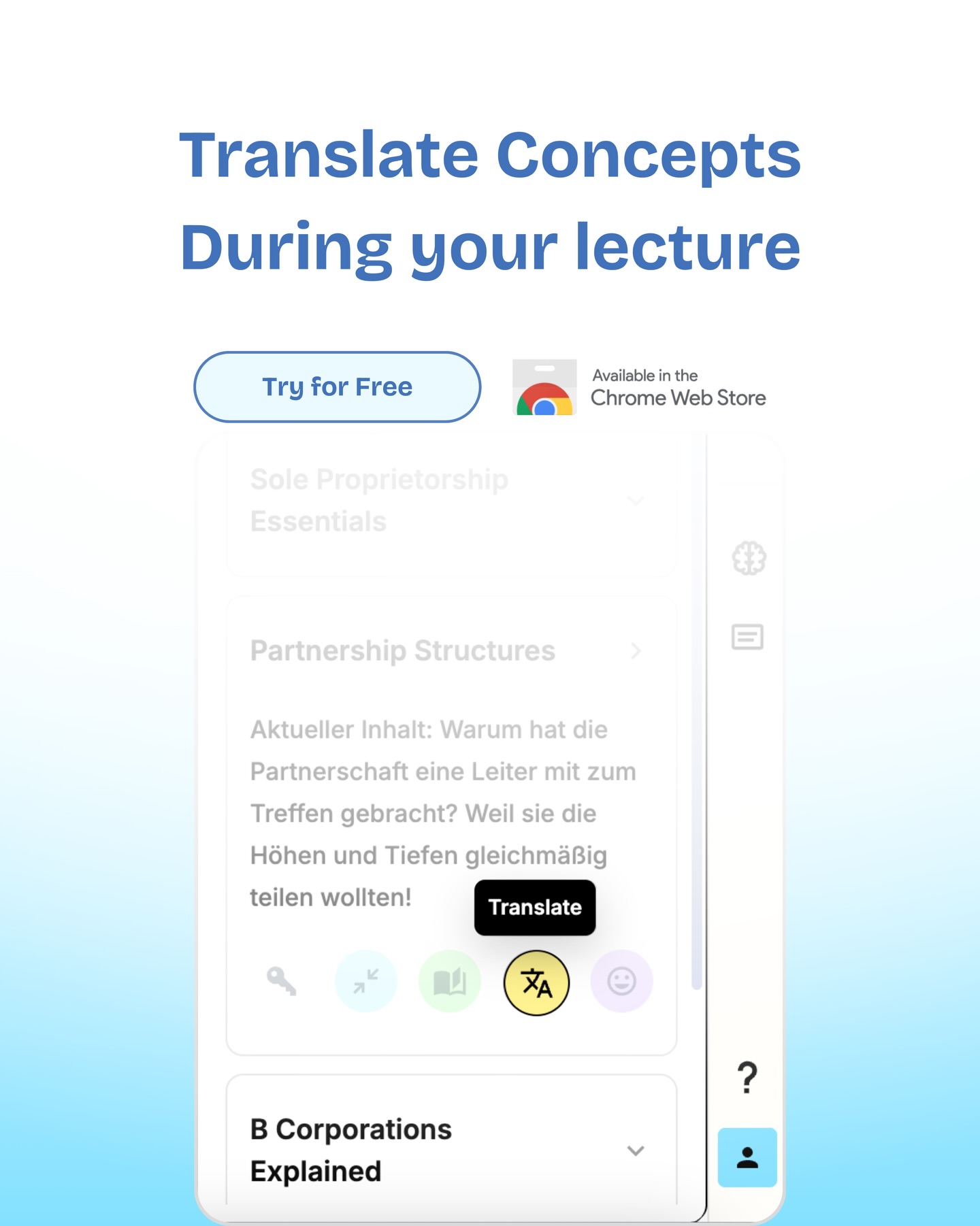 Having trouble understanding?
Why not give Tutbob’s translation feature a try