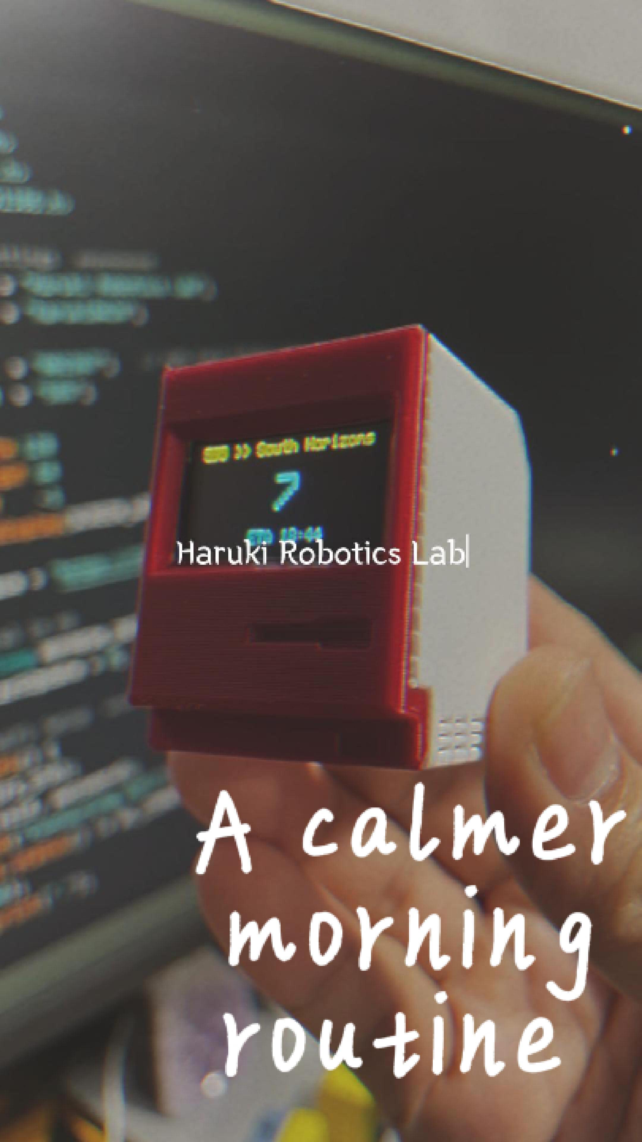 Over the past little while, I’ve been building a small home device that’s both practical and a bit nostalgic.
It’s a 3D‑printed mini “Macintosh” with an OLED display that shows bus arrival times—made for my son, who genuinely loves buses.
Inside, it runs on a XIAO ESP32‑S3. The hardware is fairly straightforward and easy to replicate; the coding part, though… definitely took some work to get right.
What I love most is what it does to our mornings: no more hunting for my phone, opening the bus app, and relaying updates. My son can check the time himself, and we can actually move based on something everyone can see.
And an unexpected bonus: a lot less “hurry up!” yelling from my wife when we’re running late. A calmer morning routine is probably the best feature of all.
I’m really happy with how it turned out.
近排我一直喺度製作一個小型裝置,既實用又帶少少懷舊味道。
我3D 打印做咗一部迷你「Macintosh」,配合 OLED 顯示屏,用嚟顯示巴士到站時間。呢個係特別為我仔仔而整,因為佢真係好鍾意巴士。
裝置核心用咗 XIAO ESP32‑S3 微控制器。硬件方面其實幾容易複製同砌起;但程式部分就唔算容易,用咗唔少時間調校。
而家朝早真係方便咗好多——唔使再搵電話、開巴士 App、睇下幾時要出門。我個仔自己望一望個屏幕就知到站時間。
同時屋企少咗好多催促同大叫嘅情況,尤其是太太唔需要成朝催我哋「快啲快啲」。
#harukiroboticslab #xiaoesp32s3 #seeedstudio #maker #cpp diy macintosh hkbus eta fatherson