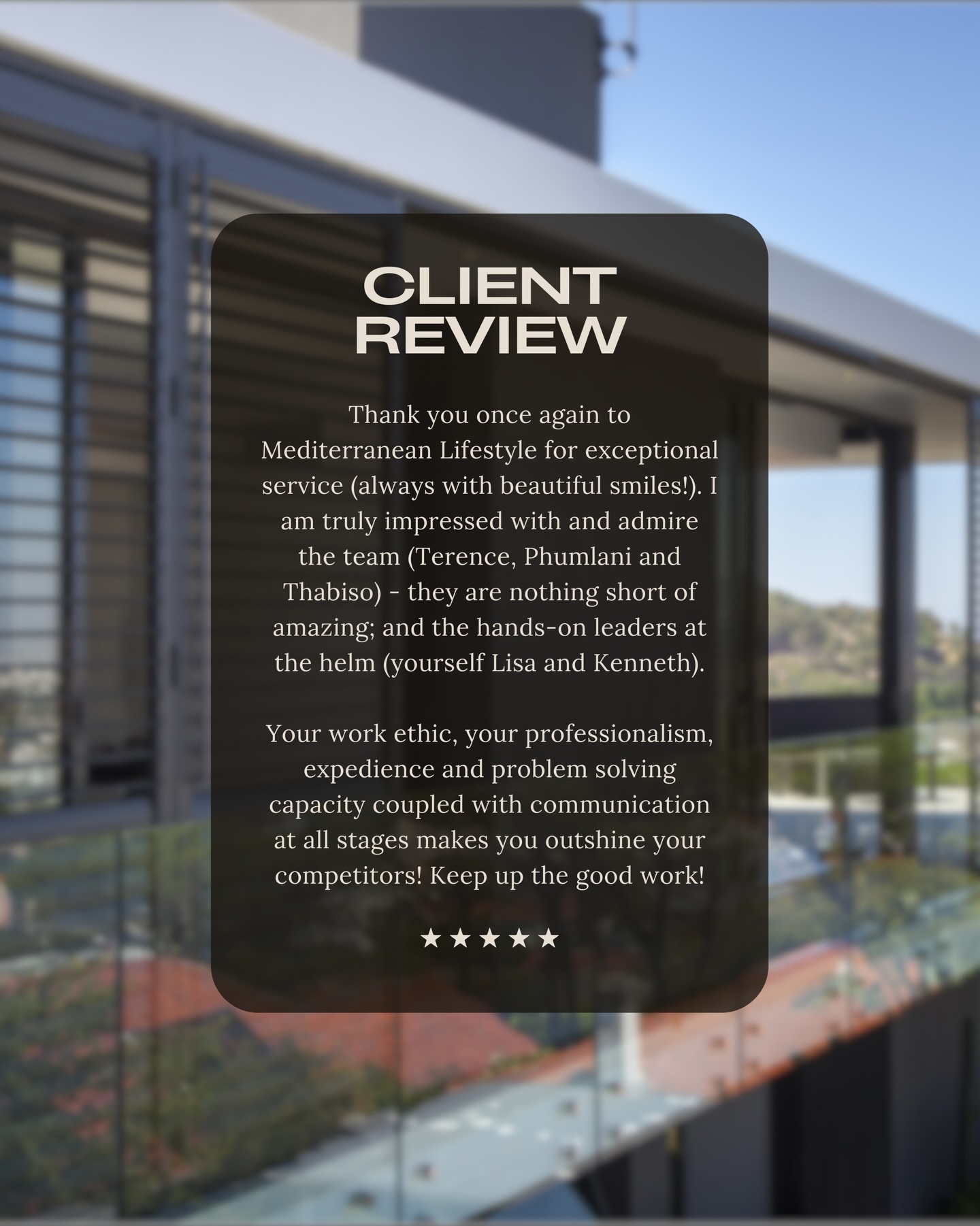 To our happy clients:
Thank you for constantly showing us love & support, we appreciate !
#medlifestyle #clientreview #shutters #rollerblinds #homestyle