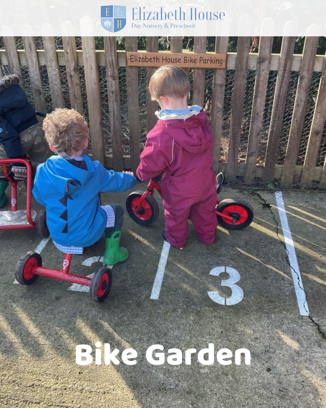 Fresh air and movement remain an important part of our day, even in winter.
Wrapped up warm, children enjoy outdoor play (including our very popular bike garden!) that supports physical development, wellbeing and confidence whatever the weather.
https://www.elizabethhousenursery.co.uk/our-rooms
#preschool #elizabethhousenursery #nursery #earlyyears #eyfs #wallingford #oxfordshire #outdoorlearning #physicaldevelopment