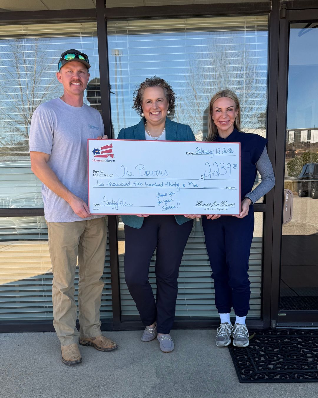 Some closings just mean a little more. 🤍
Years ago, I had the joy of helping Bradley and Haley purchase their very first home. It was such an exciting season — big dreams, new beginnings, and a place to call their own.
A few years later, after the arrival of their child, we navigated another chapter together — selling that first home and purchasing their second. More space. More memories. More milestones.
And today, we closed on the sale of that home. Walking alongside clients through multiple seasons of life is one of the greatest honors of my career. The trust they place in me — not just once, but over and over again — is something I never take lightly. I’m grateful for the opportunity to provide thoughtful guidance and steady advice through each transition.
Bradley serves our community as a firefighter, and Haley serves in the medical field. Their dedication to others is inspiring, and it is such a privilege to give back to them through the Homes for Heroes program. Today, I was honored to present them with $2,239.30 in Hero Rewards as a small thank you for the difference they make every single day. This closing marks the end of one chapter… and the beginning of another. I can’t wait to share more soon about what’s next as they step into a new season. Big things ahead! Bradley and Haley — thank you for allowing me to be part of your journey. It truly means the world.
If you are a firefighter, EMS professional, law enforcement officer, military member or veteran, healthcare professional, or educator — please message me to learn more about Homes for Heroes Rewards. It is my small way of saying thank you for all you do for our community.