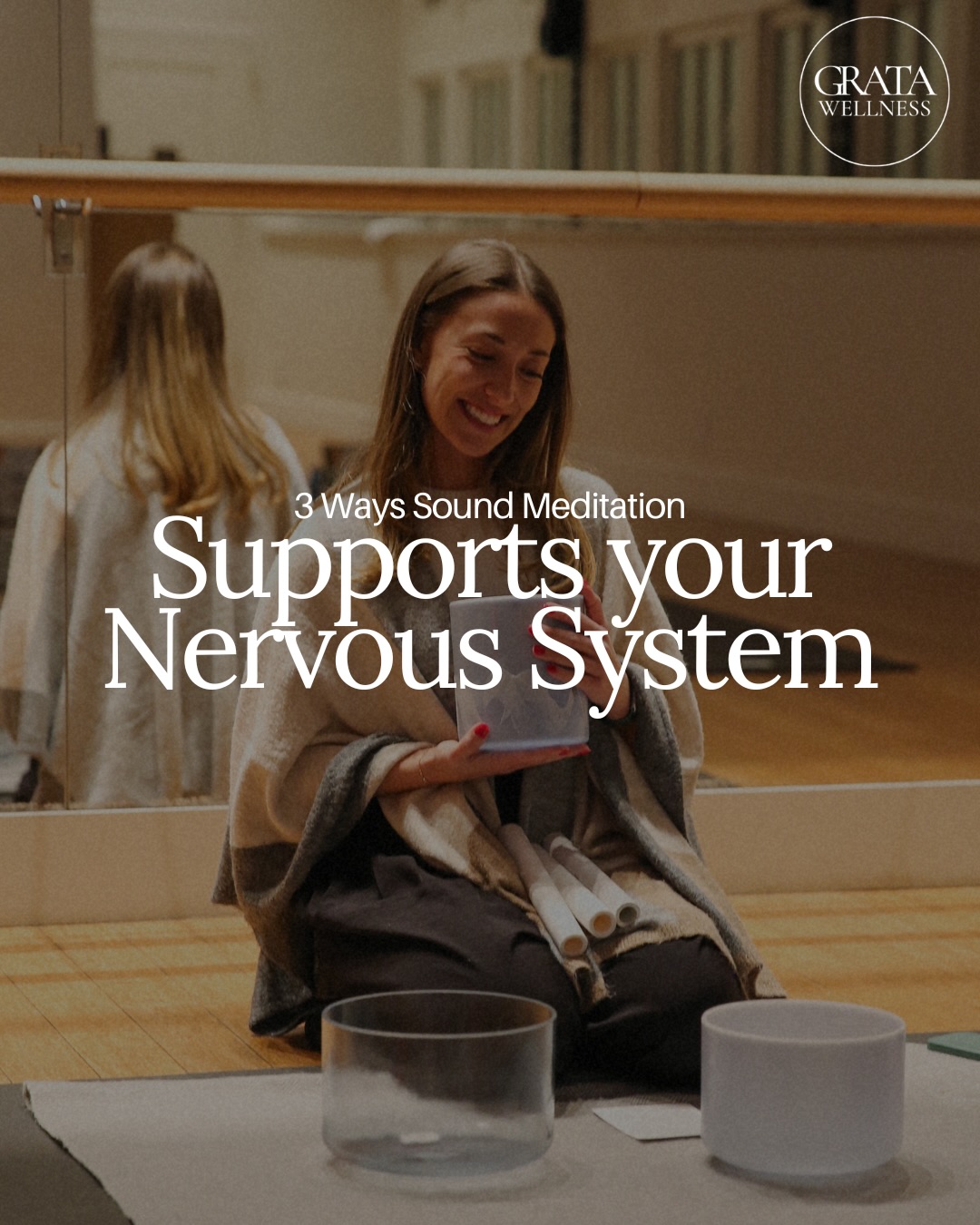 For your next gals night, Galentines celebration, or self-care afternoon: take time for some much needed R&R!
Sound isn’t just something we hear, it’s something we feel🪩 The vibrations from crystal bowls and other instruments support your nervous system by lowering stress hormones, encouraging deep relaxation, and helping your mind regain clarity. Sound therapy can reduce cortisol levels, slow heart rate, and promote parasympathetic activation, which is your body’s natural “rest & digest” mode.
DM me to schedule a 1:1 session or join the next group sound bath🩵
#gratawellness #soundbath #nervoussystemreset #mindbodybalance #soundbathnyc