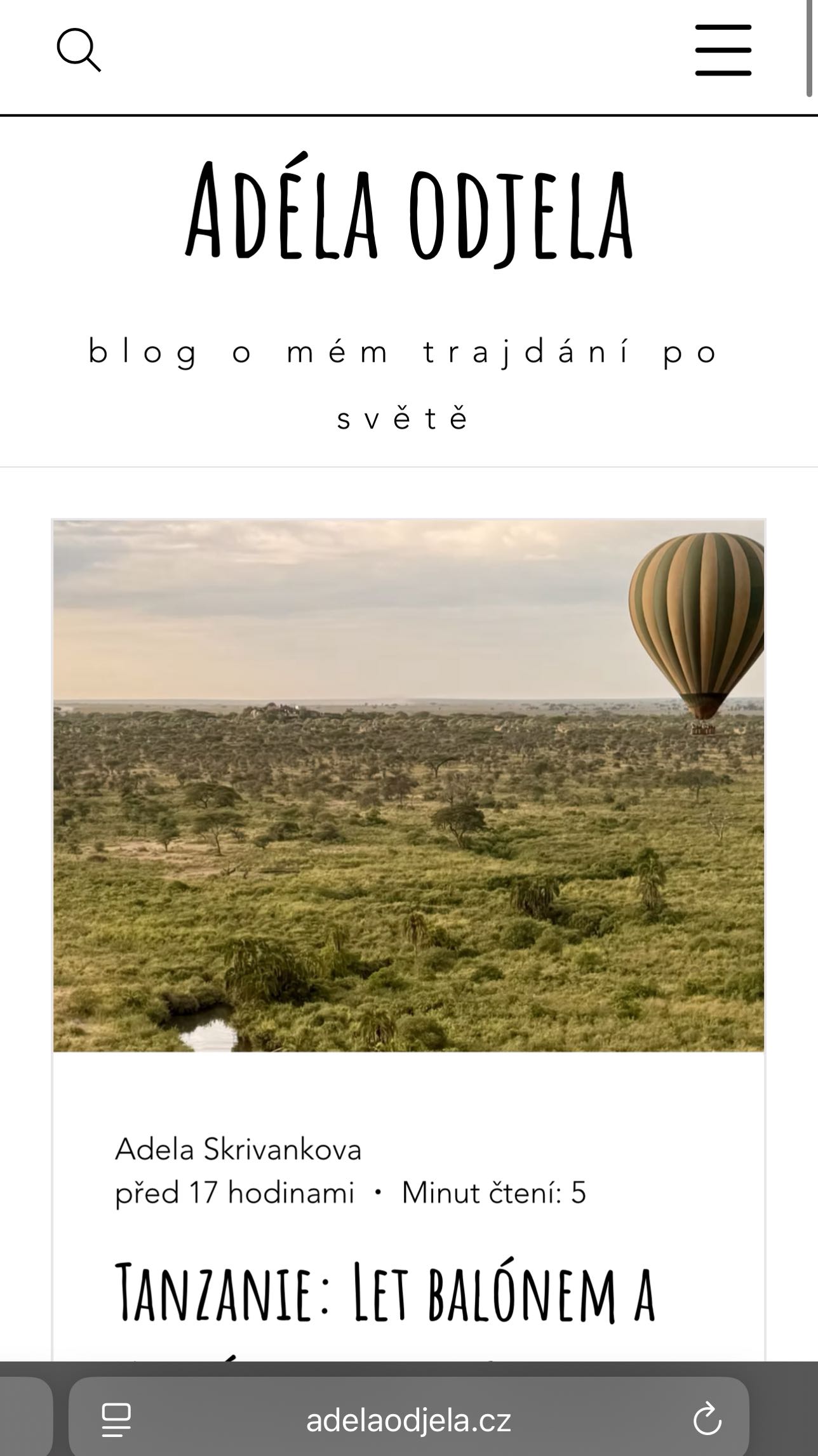 👀 MÁM NOVÝ WEB a můžete ho vidět.
->> www.adelaodjela.cz <<-
Trvalo mi to jen několik let, než jsem se do toho pustila. Potom asi měsíc práce přenahrát všechny staré články a fotky (btw dobrá terapie) a technicky a vizuálně vše vyladit. 🧚♀️
Není to dokonalé, na newsletter a SEO zatím není prostor, ale na to, že neumím ani v excelu a na počítání procent používám trojčlenku, to považuju za vrchol své technické zdatnosti. 🛠️
Stay tuned, bude-li chuť, během následujícího půl roku by tam mohly přibýt zajímavé reportáže… A nebo taky ne. 🤷♀️ Uvidíme. Adiós! 💃🏻
#adelaodjela