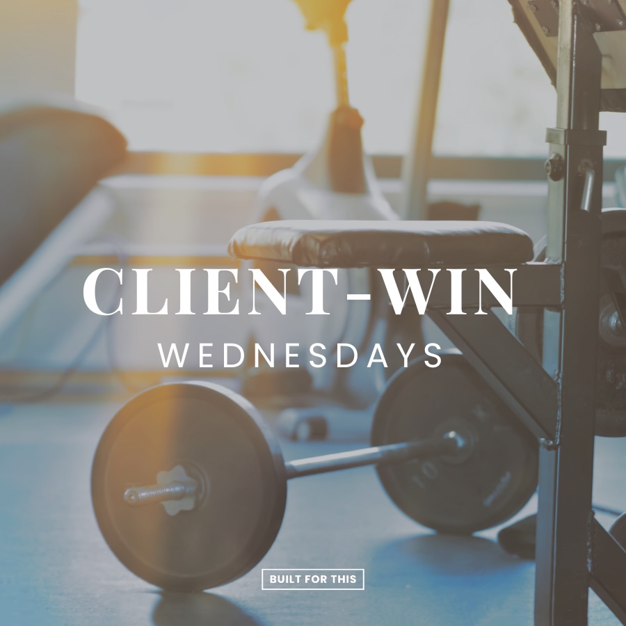 Itâs time we brought back Client-Win Wednesdayâs! From hitting new PRs to feeling confident. Weâre here for it all!!