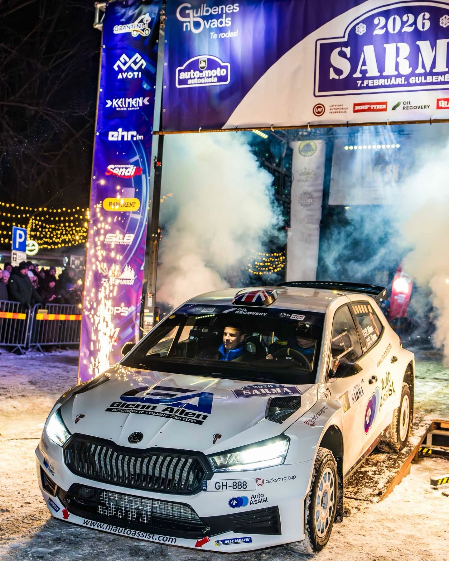 Ready, set, gooo! 🔥
Philip and Craig kicked off the weekend with a ceremonial start in Gulbene. After a podium finish in Alūksne, our duo is eager to have some fun tomorrow in the snowy stages! 💪
#SRT #SportsRacingTechnologies #SuspensionLaboratory #RallySarma #PhilipAllen