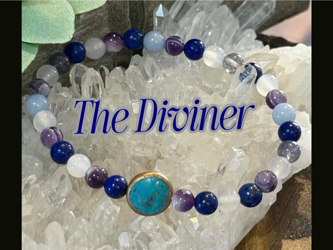 As a tarot reader & energy worker, there are specific pieces of jewelry that I wear to help me during a reading or session.
I have created this bracelet for that specific purpose. This is a mix of angelite, dream amethyst, moonstone, iolite and lapis lazuli and finished with a copper wrapped AZ turquoise focal bead.
Each bracelet is smudged and Reiki charged with intention for working with the spirit realm & connecting to your guides.
2 available
$45