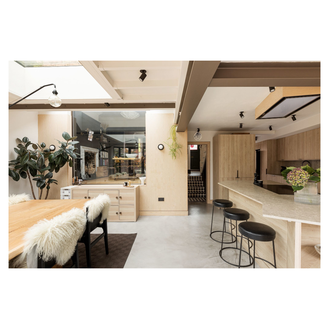 : Perhaps our favourite angle of this Walthamstow residence. The portal-style glass between the dining space and living space, helps to create a visual divide where there is a five-stair level change. The original bay window at the front of the home is mirrored at the rear of the home. It is now possible to experience the full length of the home without the ground floor becoming entirely open plan.
We are taking on more projects in East London at the moment. Please get in touch via our website.
:
:
#GledhillArchitectureStudio
#ArchitectsUK
#Architects
#Architecture
#DesignConcept
#Design
#Brightonarchitect
#Brighton
#Clapton
#Hackney
#Tottenham
#Sevensisters
#HomeTransformation
#GrandDesigns
#landscape
#gardendesign
#londongarden
#urbangarden
#LondonArchitect
#Crittal
#VictorianTerrace
#ModernHouse
#HomeRenovation
#Extension
#Worthing
#worthingarchitect
#Cotwolds
#Sohohouse
#Sohofarmhouse