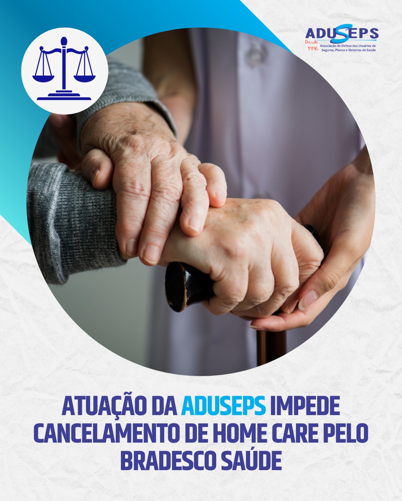 🏠A Justiça de Pernambuco determinou, na segunda-feira (09/02), que o Bradesco Saúde mantenha ativo o plano de saúde coletivo de uma associada idosa da Aduseps e de seu dependente, além de assegurar a continuidade do atendimento em regime de home care. A identidade da paciente é preservada em respeito à Lei Geral de Proteção de Dados (LGPD).
👉A associada manteve vínculo com o plano desde o período em que trabalhava, passando a arcar integralmente com a mensalidade após o fim do contrato de trabalho, sem qualquer inadimplência. Mesmo assim, a operadora comunicou o cancelamento do plano, colocando em risco o tratamento contínuo da paciente, diagnosticada com Esclerose Lateral Amiotrófica (ELA).
💬Segundo a coordenadora jurídica da Aduseps, Karla Guerra, a decisão assegura proteção em um momento de extrema fragilidade. “A operadora não pode cancelar um contrato mantido por anos, com pagamentos regulares, sobretudo quando se trata de uma pessoa idosa e com doença grave. Essa conduta viola a boa-fé e coloca em risco a própria vida da paciente”, afirmou.
✍️A liminar também determinou a manutenção das mesmas condições assistenciais, sem imposição de carências ou restrições, e fixou multa diária em caso de descumprimento.
🩵⚖️