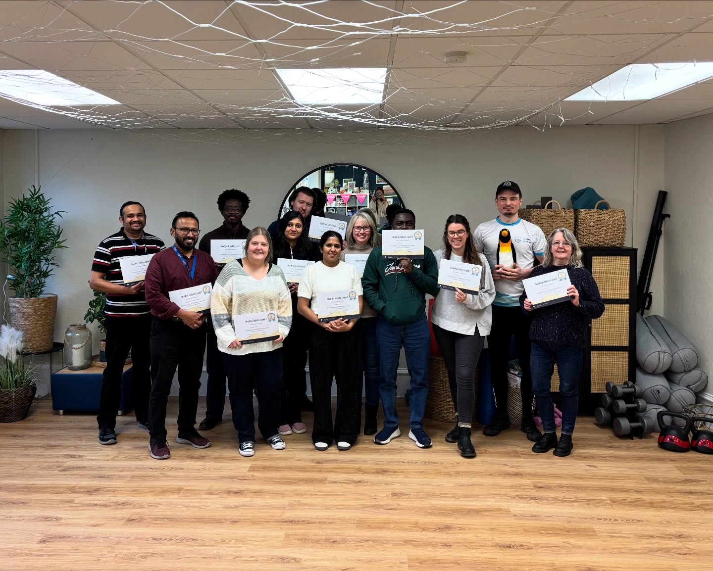 We’d like to say huge thank you to the Wansbeck MRI team for completing our Level 1 Live Well with Healthy Habits course. It was our pleasure to talk all things Wellbeing 9-a-Day, and we even enjoyed an impromptu Zumba class! If you or your organisation could benefit from improved health and wellness, please email transformation@livewellwithcancer.co.uk to find out how you can get involved in our Live Well with Healthy Habits campaign 🩵
#livewell #cancer #charity #community #wellbeing