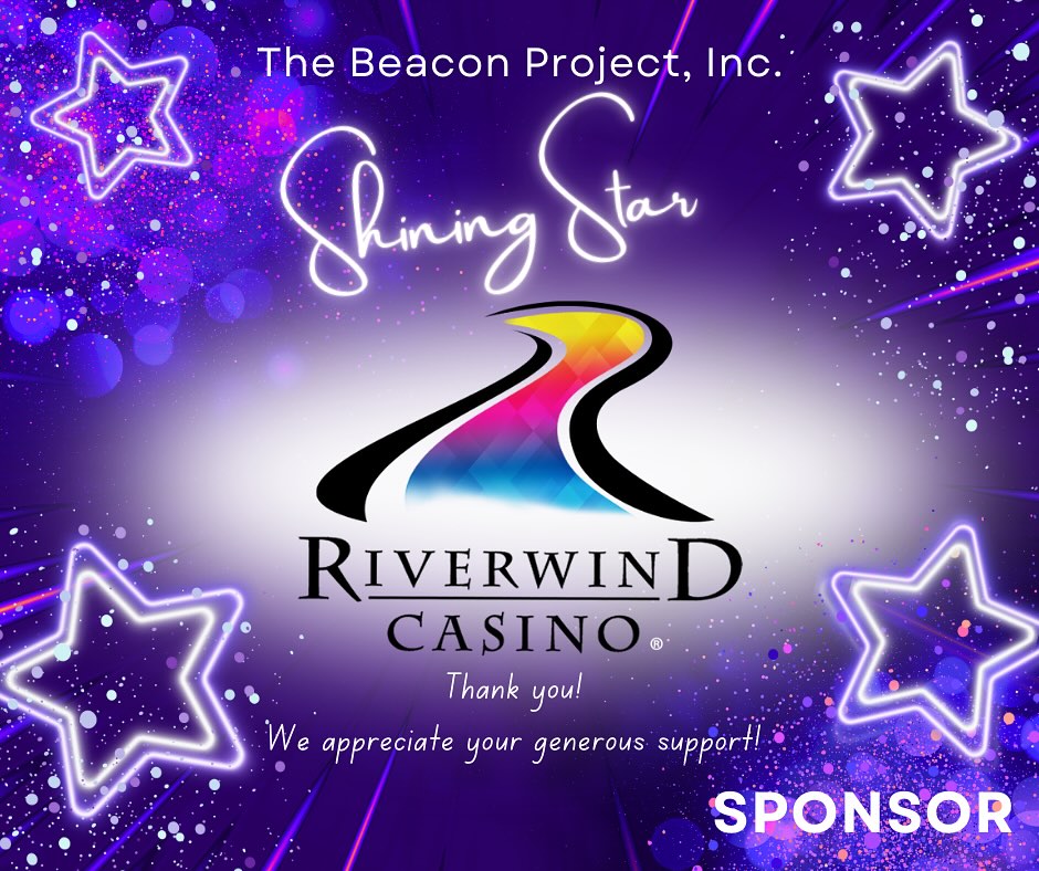 THANK YOU @riverwindcasino for your sponsorship and generous support! We appreciate you! #ShiningStarSponsor #RiverwindCasino #AllStarsTeenTalentShow #TheBeaconProject