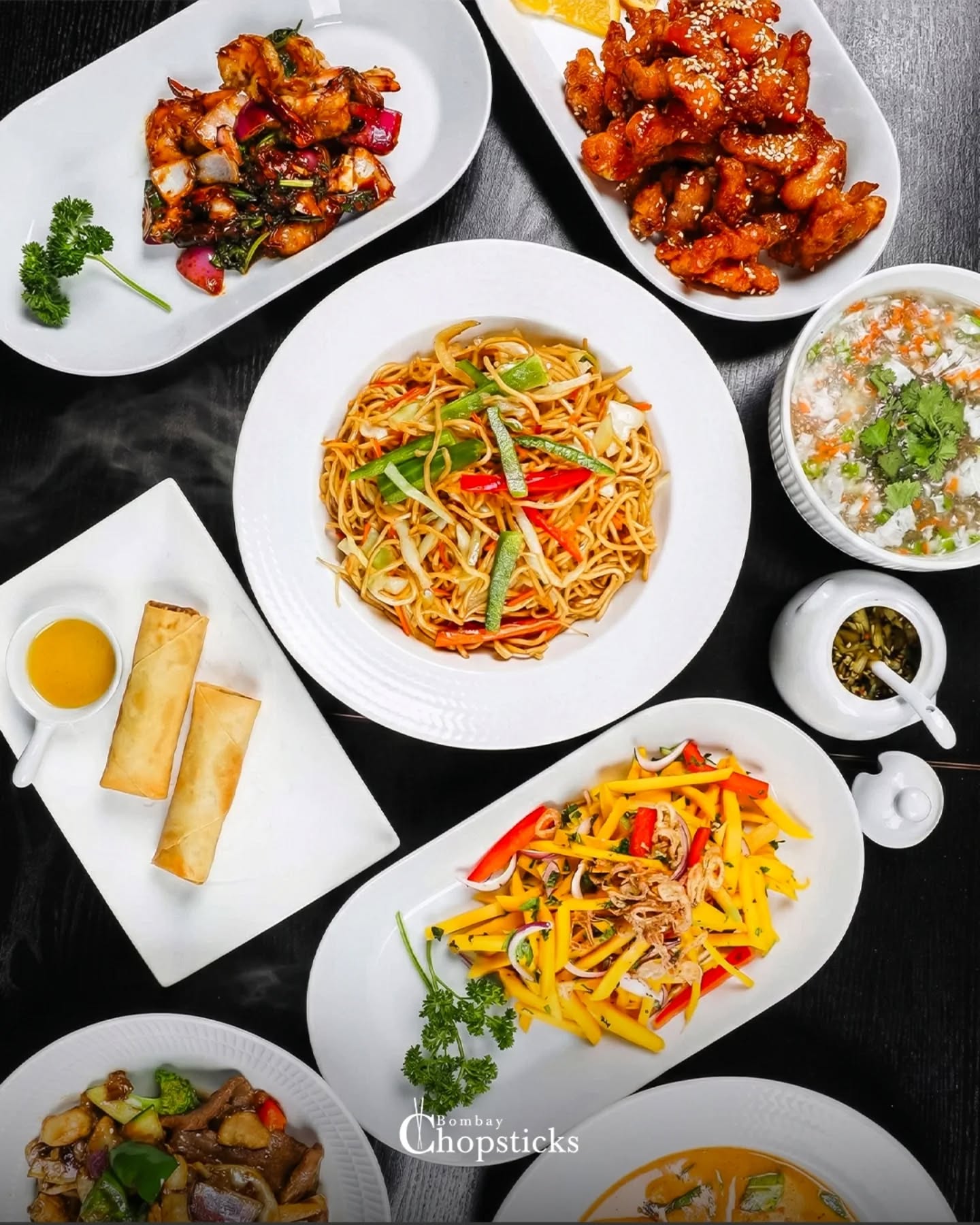 One table. Endless cravings.
From wok-tossed noodles and crispy spring rolls to saucy stir-fries and comforting soups, this is how evenings at Bombay Chopsticks are meant to unfold. Bold flavors, fresh ingredients, and dishes made to be shared.
Gather your people. We’ll take care of the rest.
.
.
Bombay Chopsticks, Asian cuisine, Chinese food Canada, dine in restaurant, shareable plates, The Wimpy's Wrath.
.
#bombaychopsticks #canadaeats #asiancuisine #foodlovers❤️ #dinein