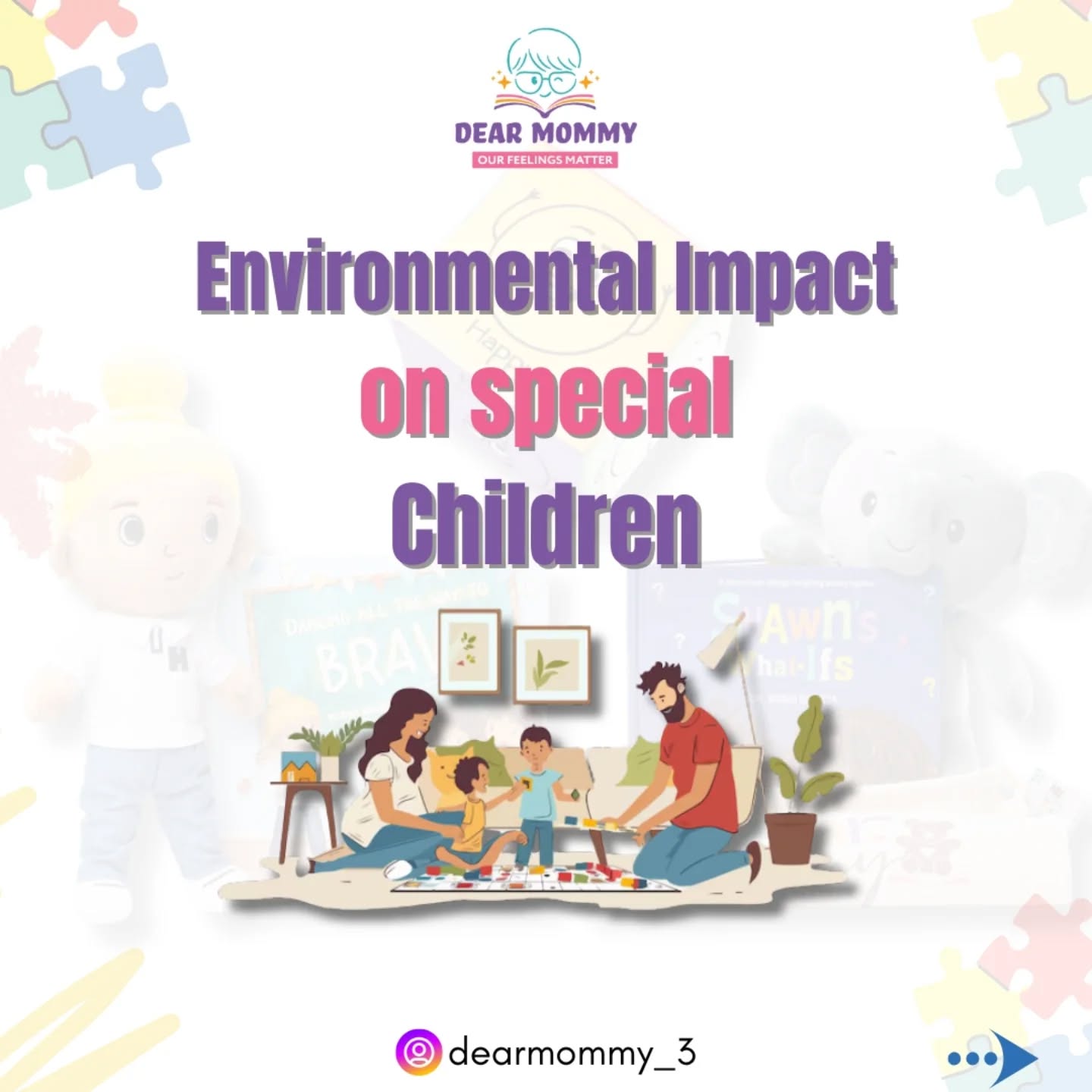 As parents, we can’t control everything — but we can shape the environment our child grows in 💛
A balanced sensory space, emotional safety, consistent routines, and supportive learning environments help special children feel calm, confident, and capable.
Swipe to explore how small environmental changes can create lasting impact 🌱
#parenting #sensoryplay #secureattachment #childdevelopment #homelearning