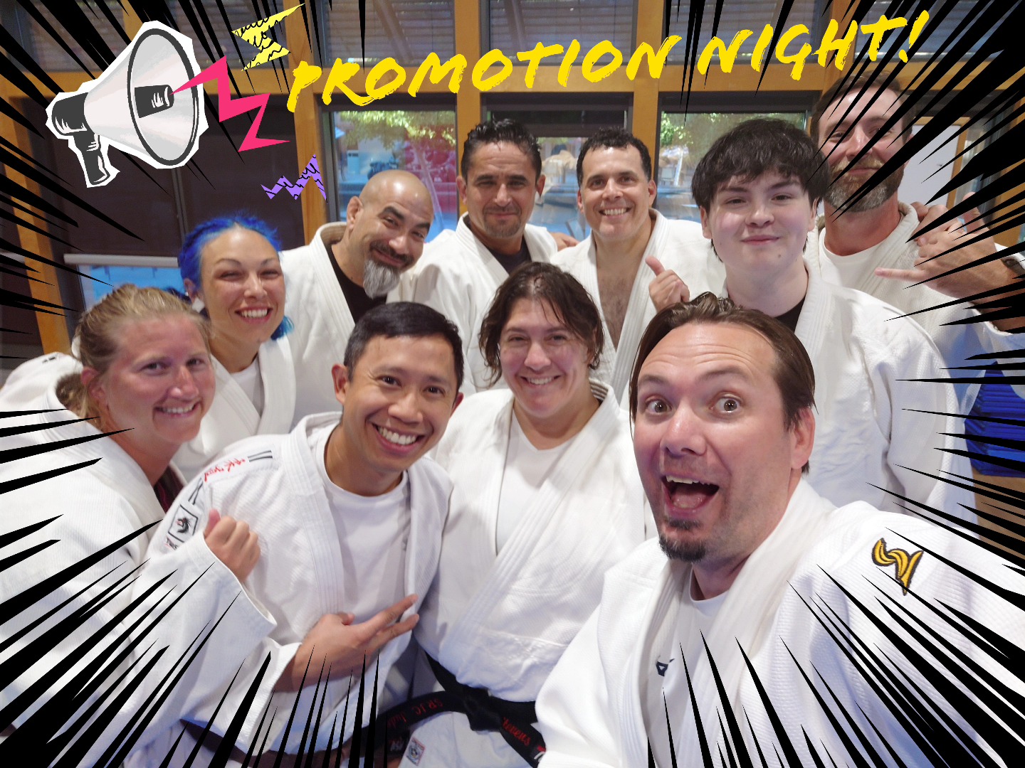 Two new kyu grade promotions tonight! Great work Fernando and Evan!