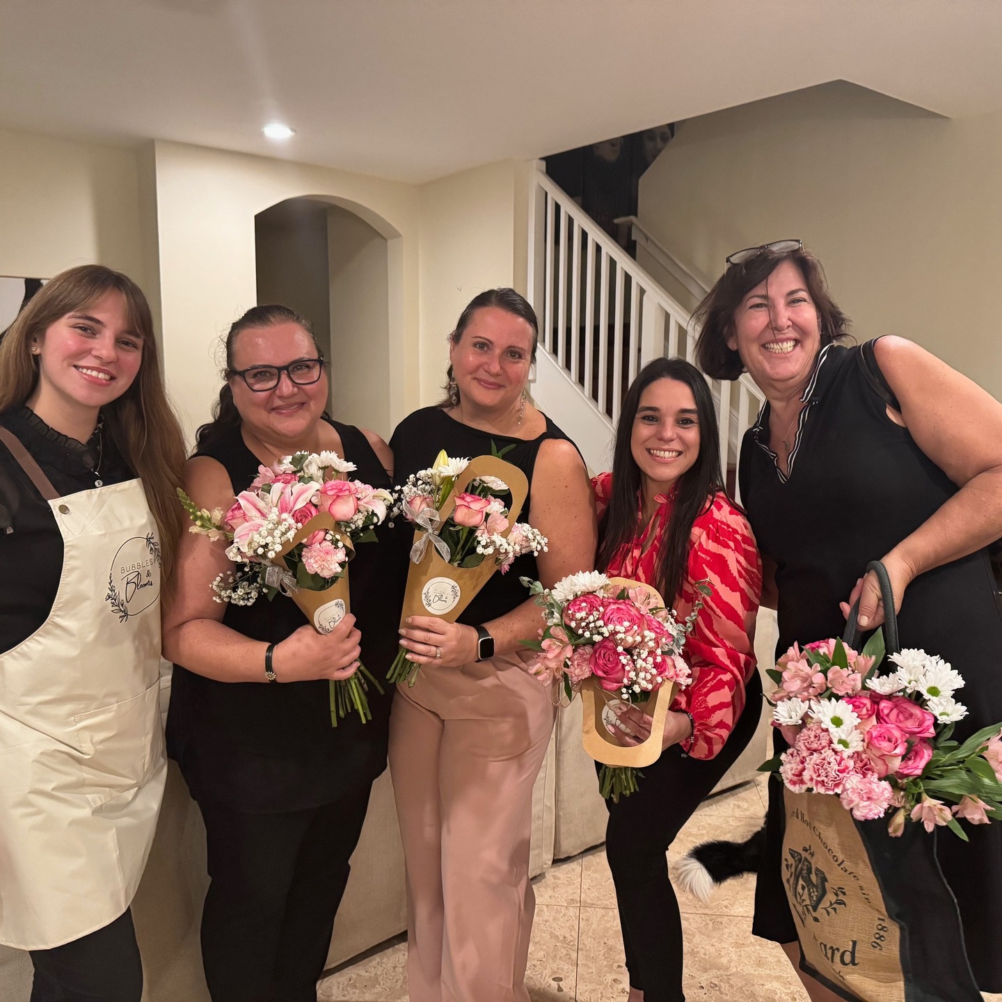 Celebrating this #Galentines with great food, beautiful blooms, creative moments, and plenty of Bubbles & Blooms. 🌸🥂