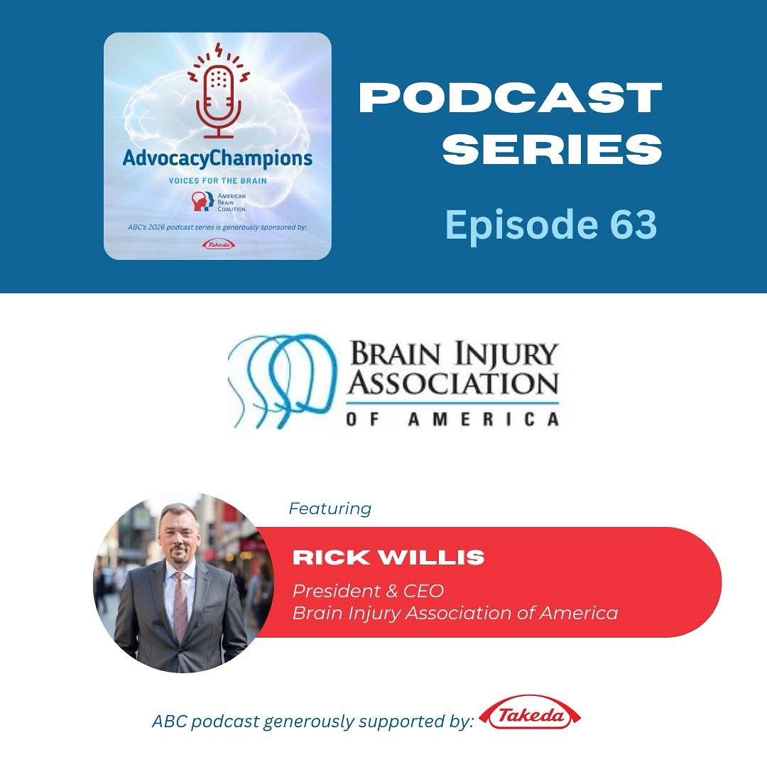 🎧✨Join us for an inspiring episode of the ABC Podcast featuring Rick Willis, President and CEO of the Brain Injury Association of America , and Katie Sale, Executive Director of the American Brain Coalition! They delve into the importance of collaboration in the brain injury and disease communities, highlighting advocacy priorities to advance research and improve care. 🧠💪
Don’t miss out on this enlightening conversation! Tune in now and be part of the movement to elevate the voices of those impacted by brain conditions.
👉 Listen #linkinbio
#BrainHealth #BrainInjury #Advocacy #Podcast #Collaboration #MentalHealthMatters